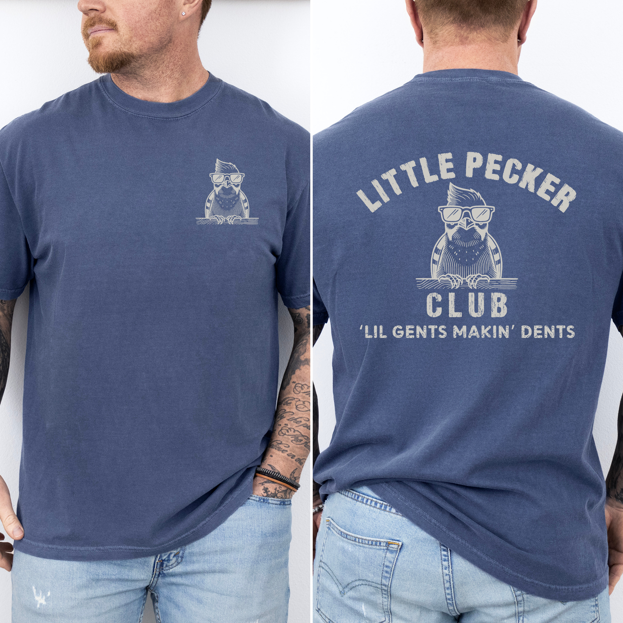 Little Pecker Club Official Father's Day For Dads Premium Limited Edition Comfort Colors Tee