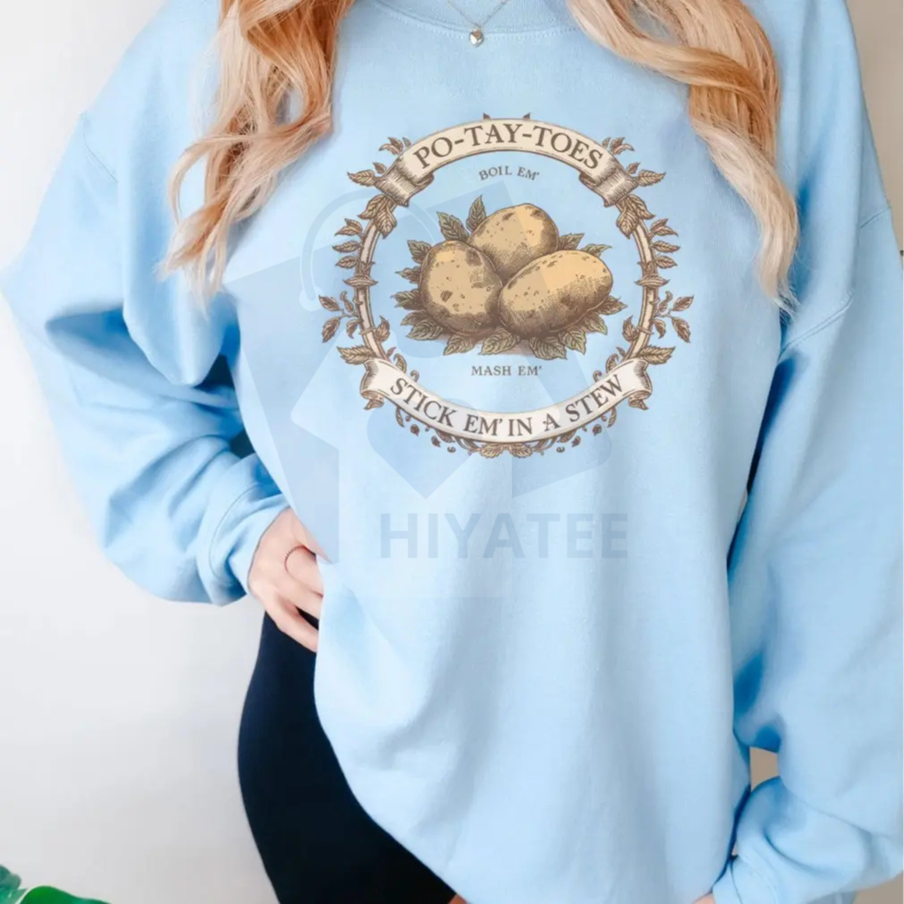 Lord of the Rings Potato Shirt: Funny Hobbit Quote Graphic Tee, Tolkien Movie Lover Gift, Vintage Rustic Unisex Tee