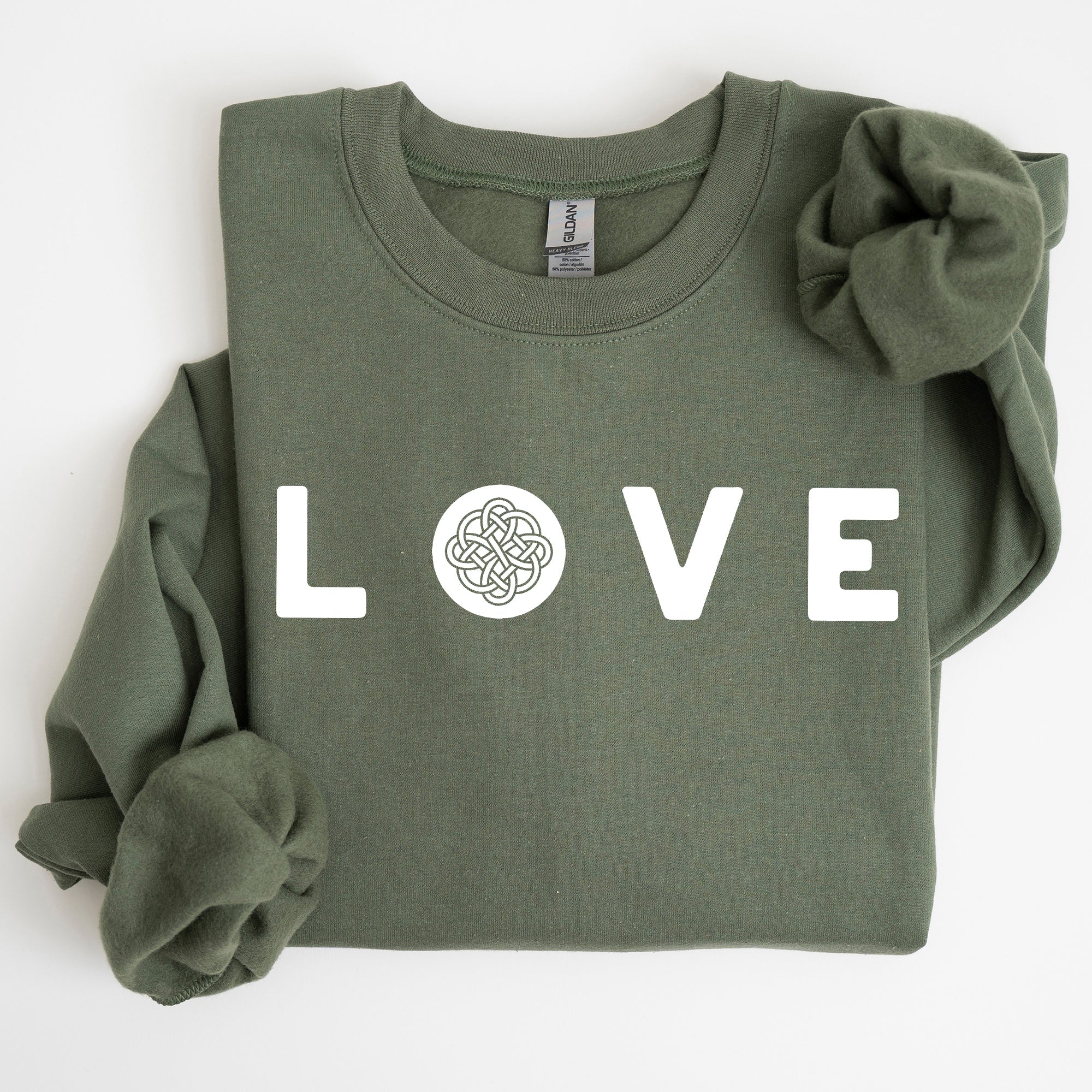 Love Celtic Ireland St Patrick's Day Celtic Heritage Pride Celebration For Irish Lovers Sweatshirt