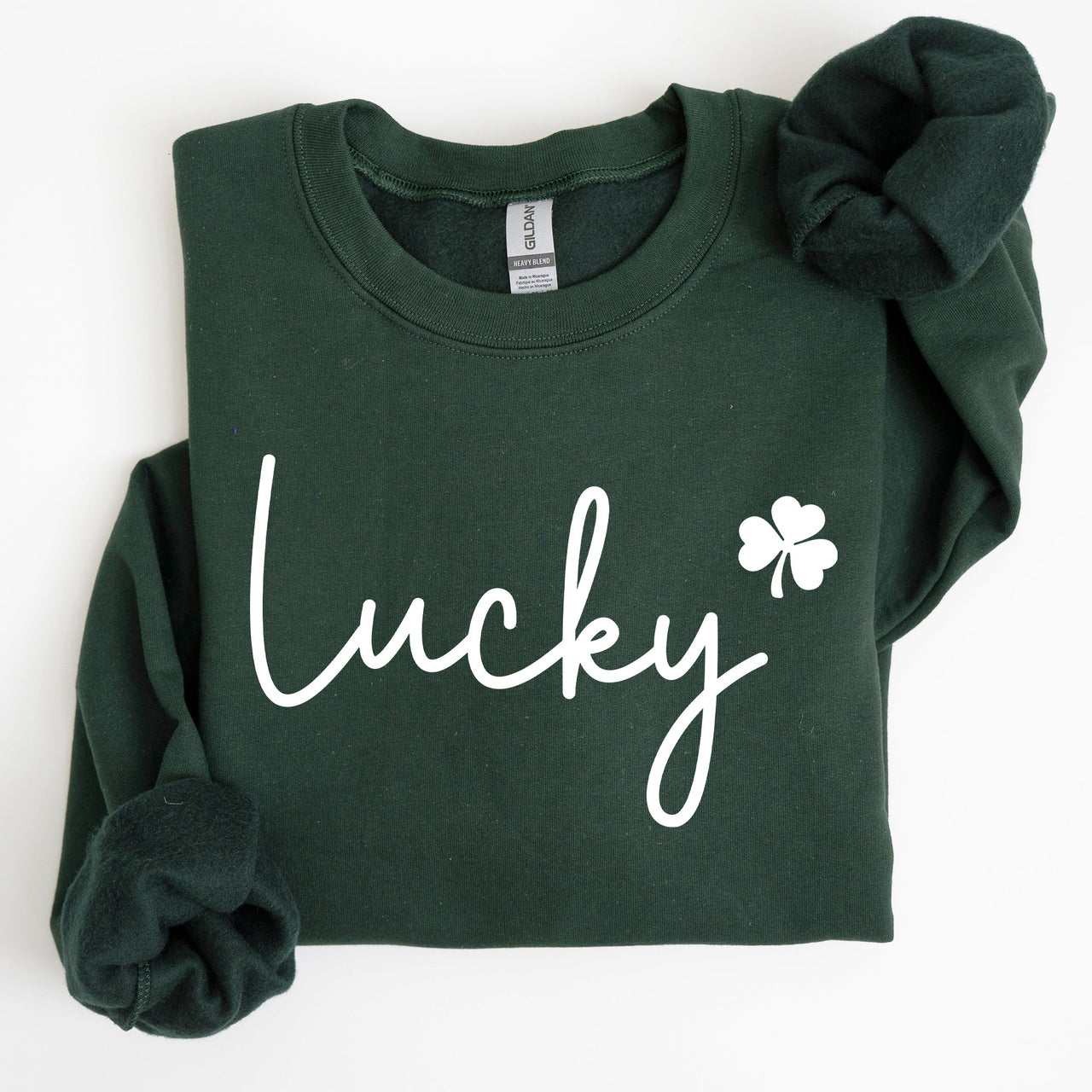 Lucky Shamrock St Patrick's Day Cozy Festive Celtic Celebration Edition Keepsake Sweatshirt