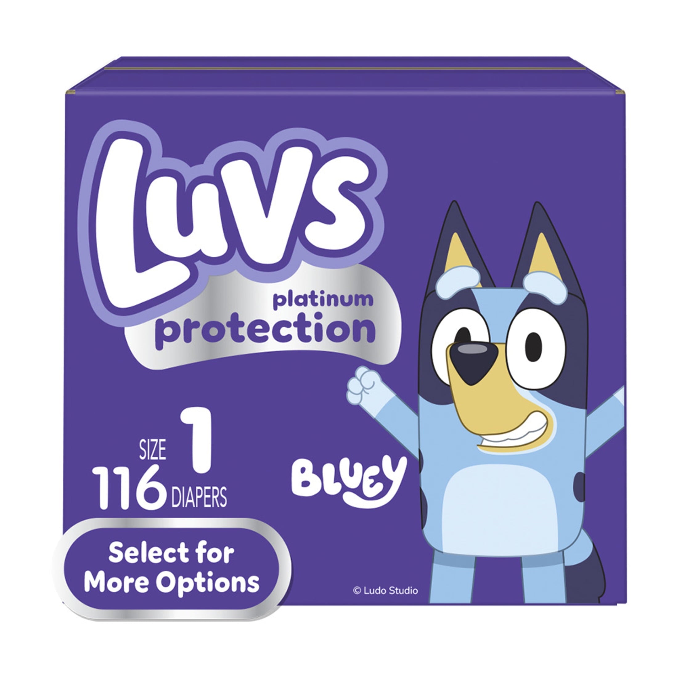Luvs Platinum Protection Baby Diapers Size 1, 116 Count