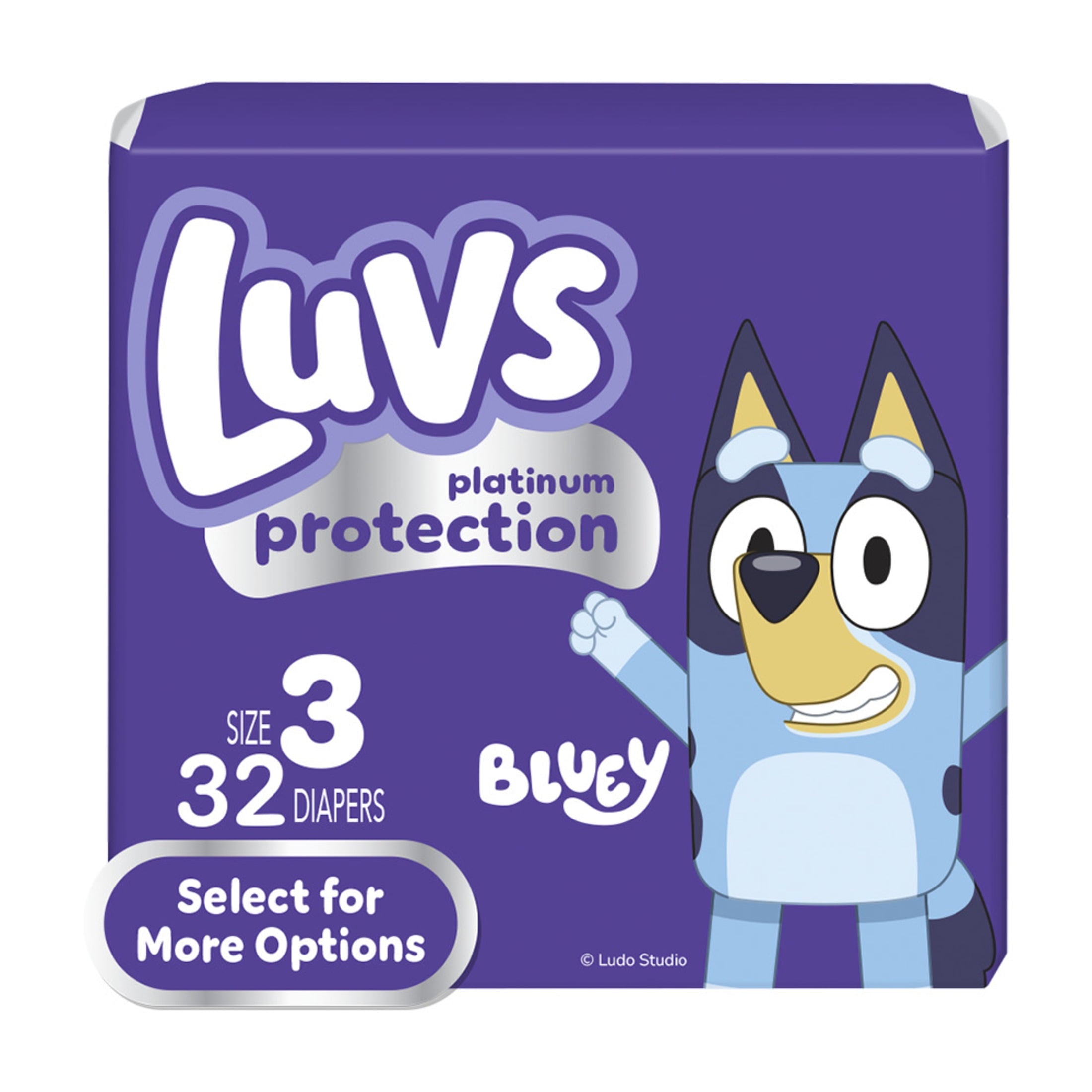 Luvs Platinum Protection Baby Diapers Size 3, 32 Count