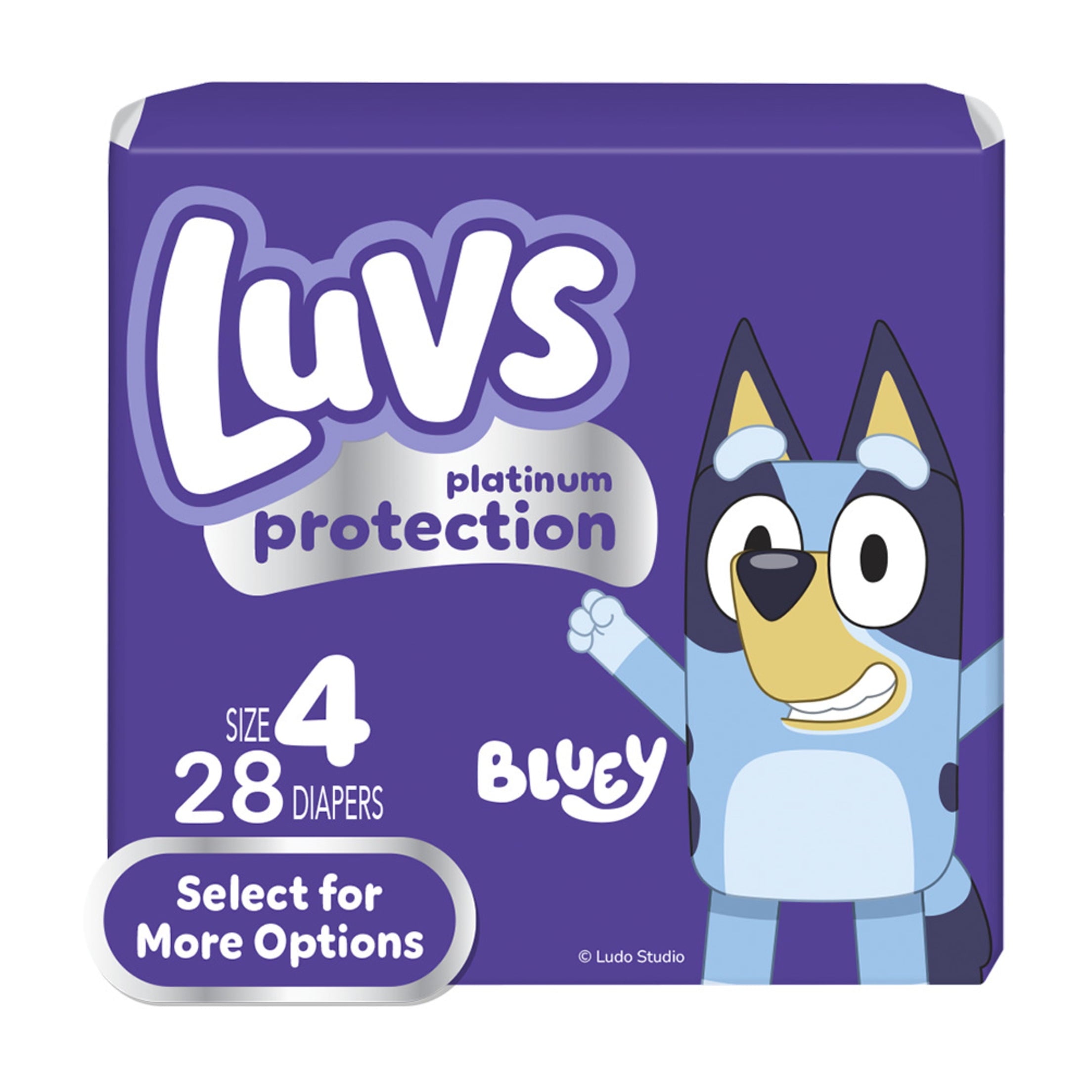 Luvs Platinum Protection Baby Diapers Size 4, 28 Count