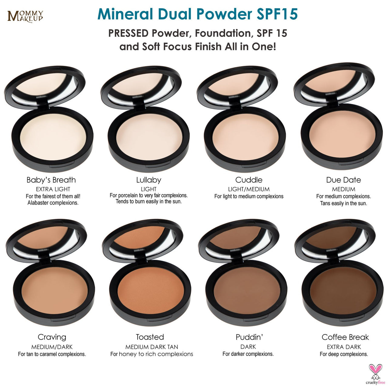Mineral Dual Powder Foundation SPF15 (0.40 oz.) - COFFEE BREAK (Extra Dark)