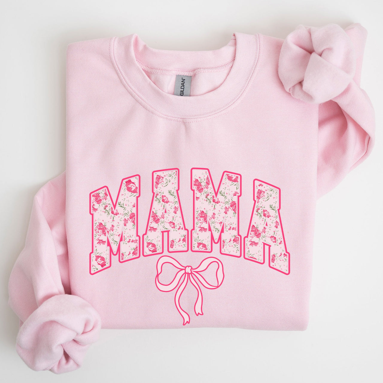 Mama Coquette Pink Bows Trend Girly Soft Girl Era Capsule Edition Line Sweatshirt