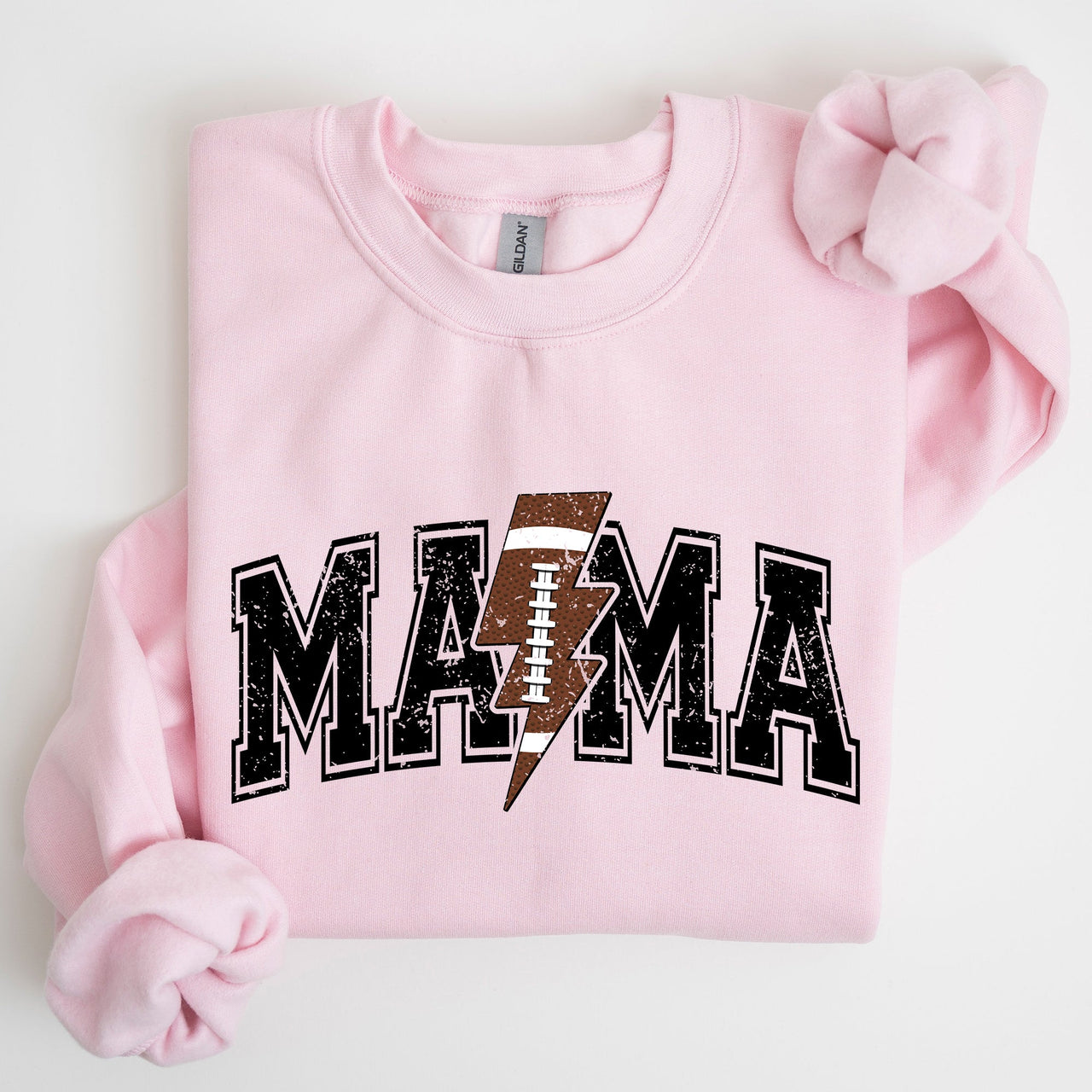 Mama Lightning Bolt Football Game Day Tailgate Party Fan Favorite Team Spirit Sweatshirt