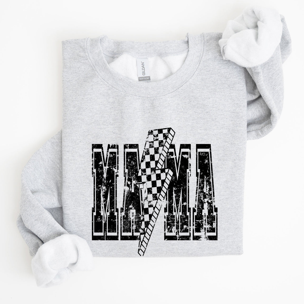Mama Lightning Bolt Mother's Day Motherhood Celebration Of Maternal Strength And Love Sweatshirt