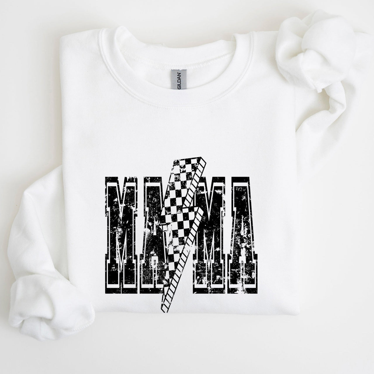 Mama Lightning Bolt Mother's Day Motherhood Celebration Of Maternal Strength And Love Sweatshirt