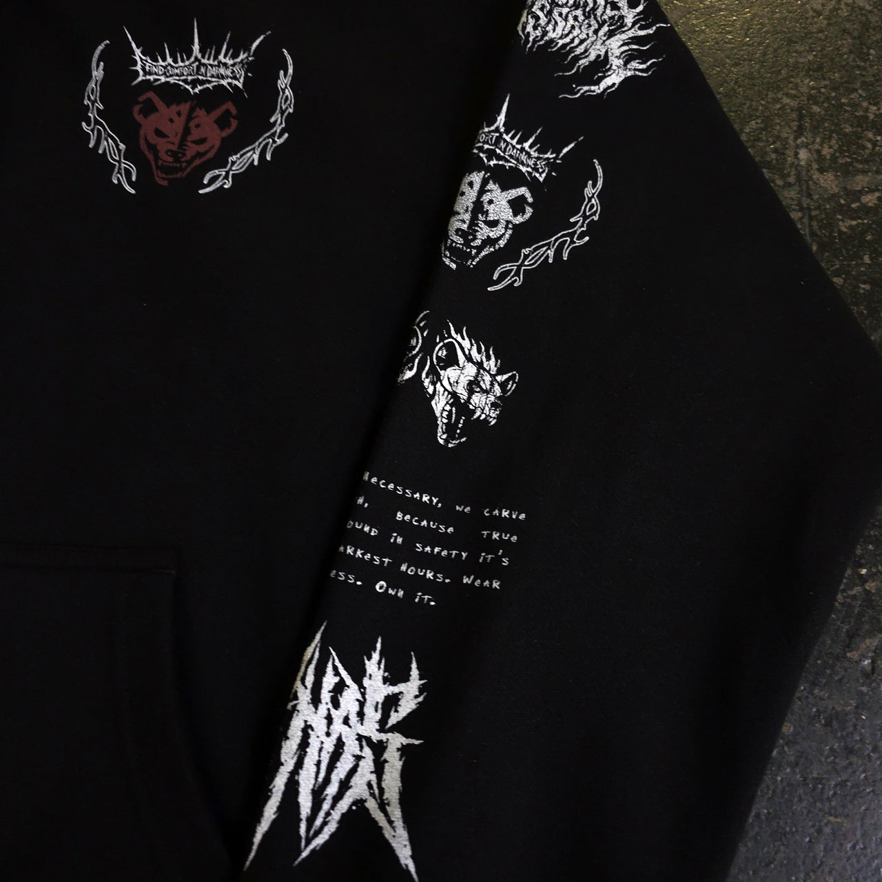 Mantra Zip Up Hoodie