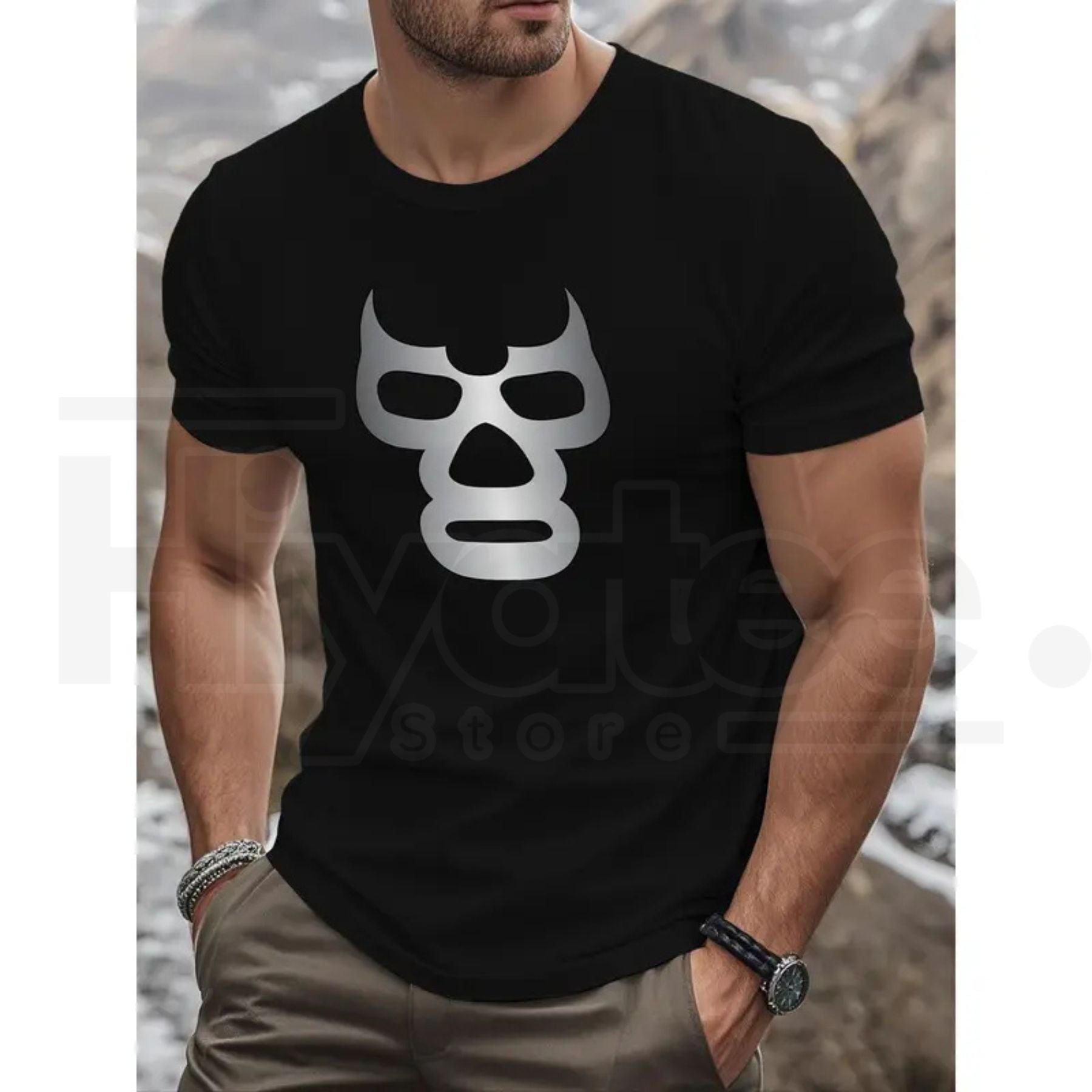 Men's Fully Printed Short-Sleeve T-Shirt – Summer Casual Full Coverage Tee
