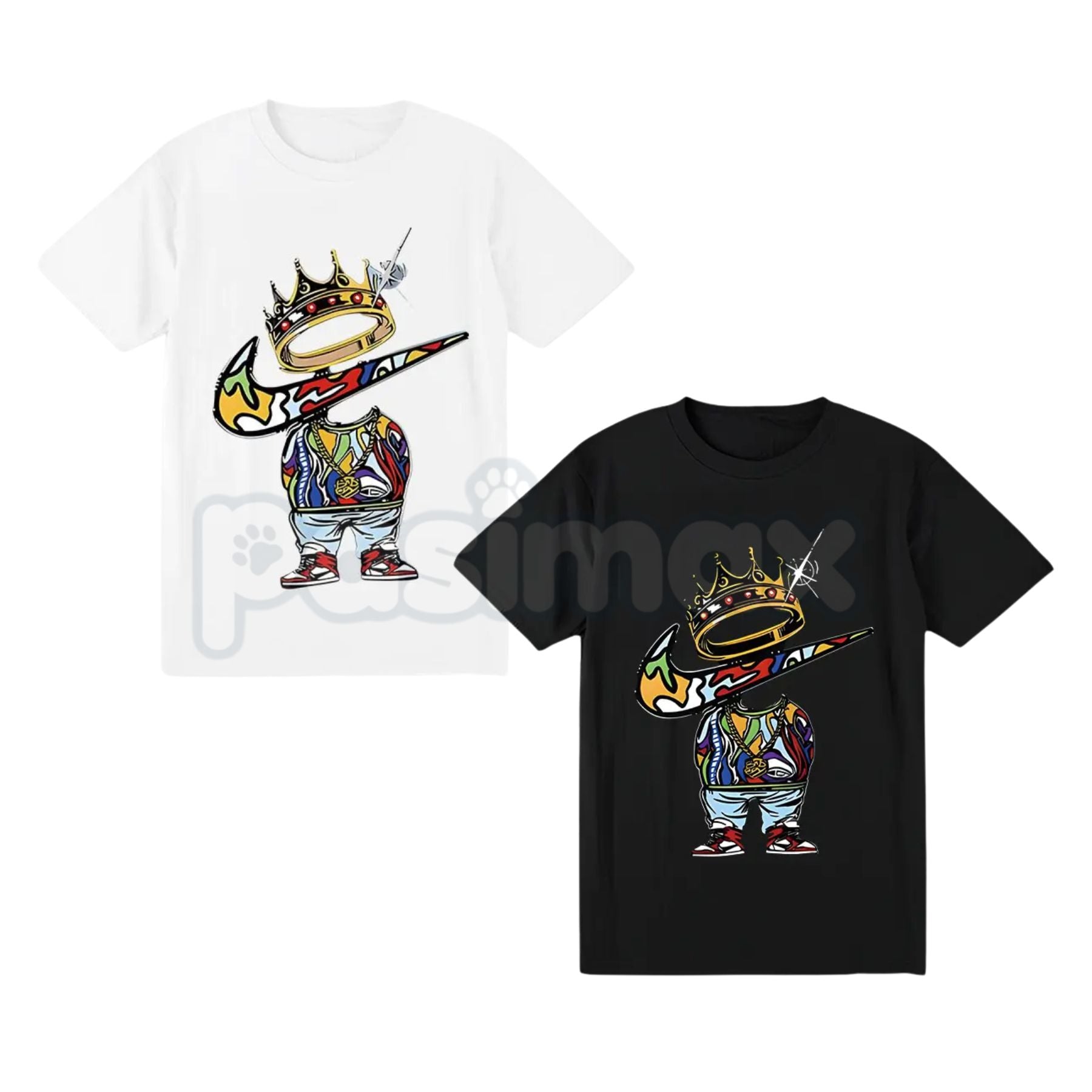 Men's Vintage Cartoon Print Graphic Tee - Retro Streetwear Crewneck T-Shirt, Premium 100% Cotton Menswear Top, 90s Aesthetic Character Shirt, Distressed Lived-In Graphic Apparel, Oversized Fit Urban Casual Tee
