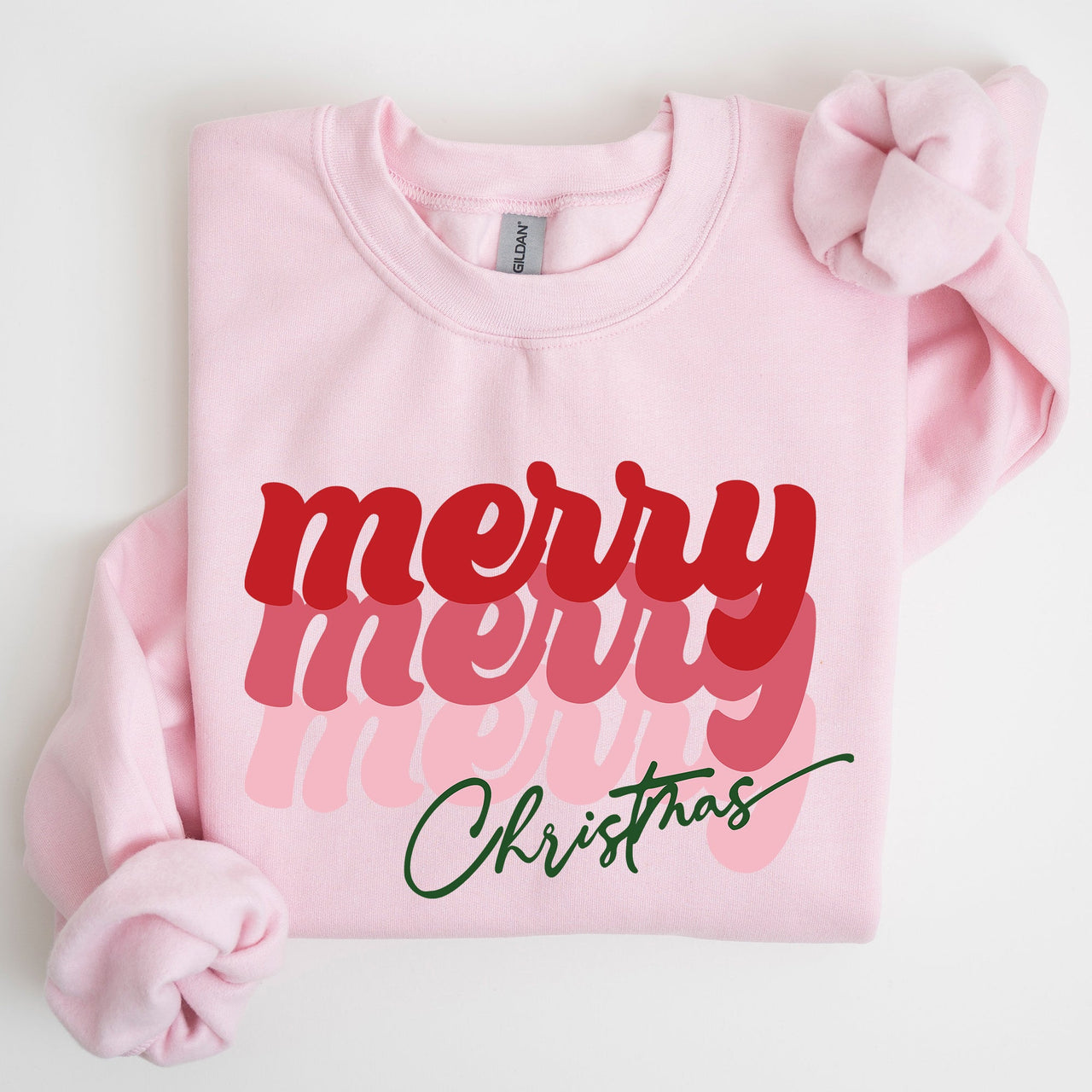 Merry Christmas Retro Santa Xmas Winter Festive Holiday Cheer Cozy Classic Seasonal Sweatshirt