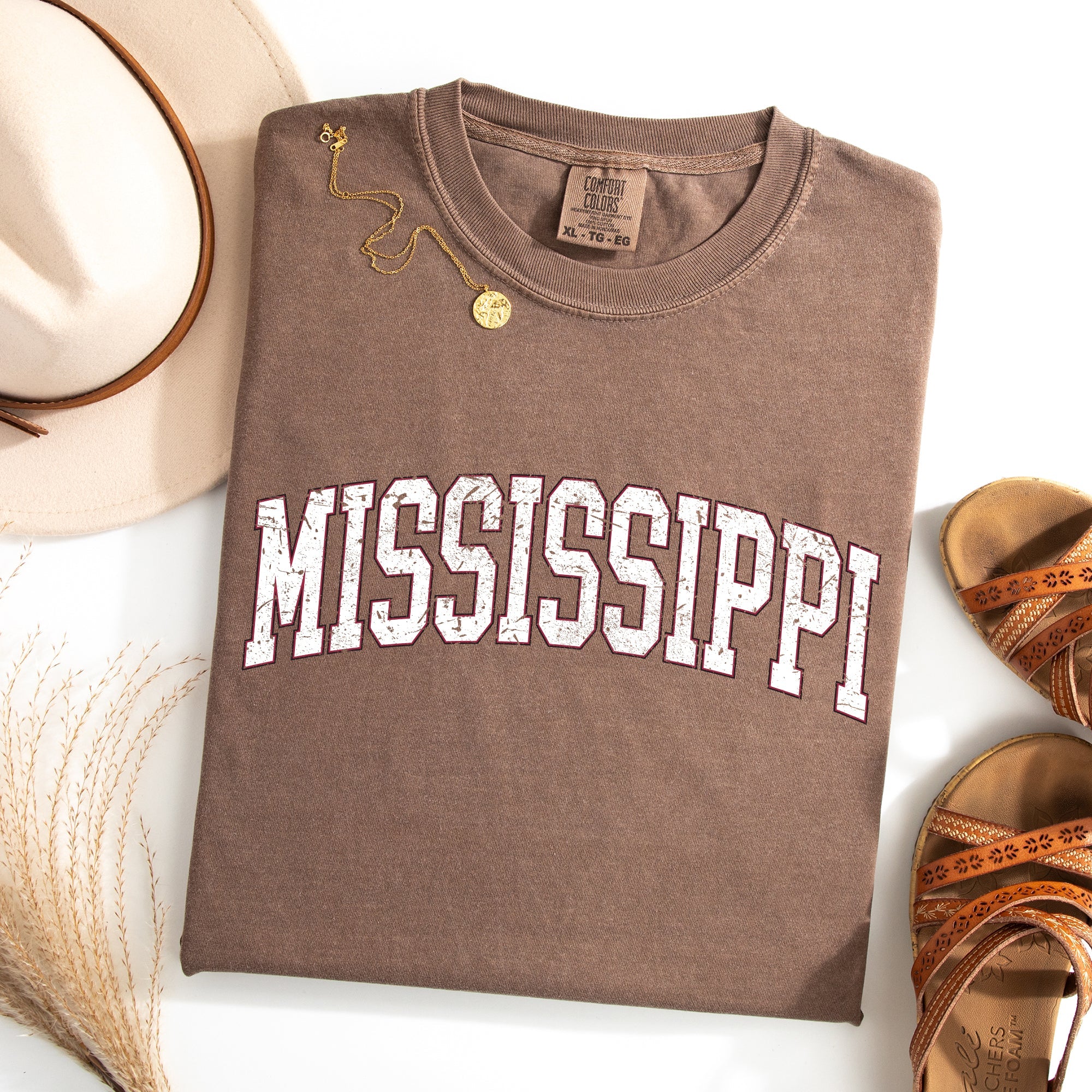 Mississippi State Football Game Day Tailgate Party University Pride Comfort Colors Tee