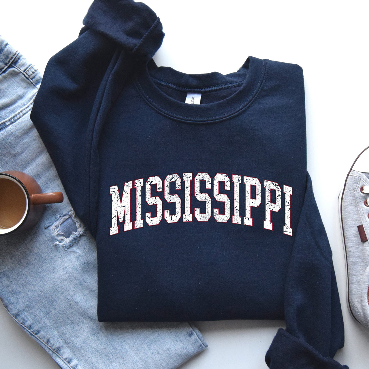Mississippi State University Football Tailgate Big Game Touchdown Game Day Sweatshirt