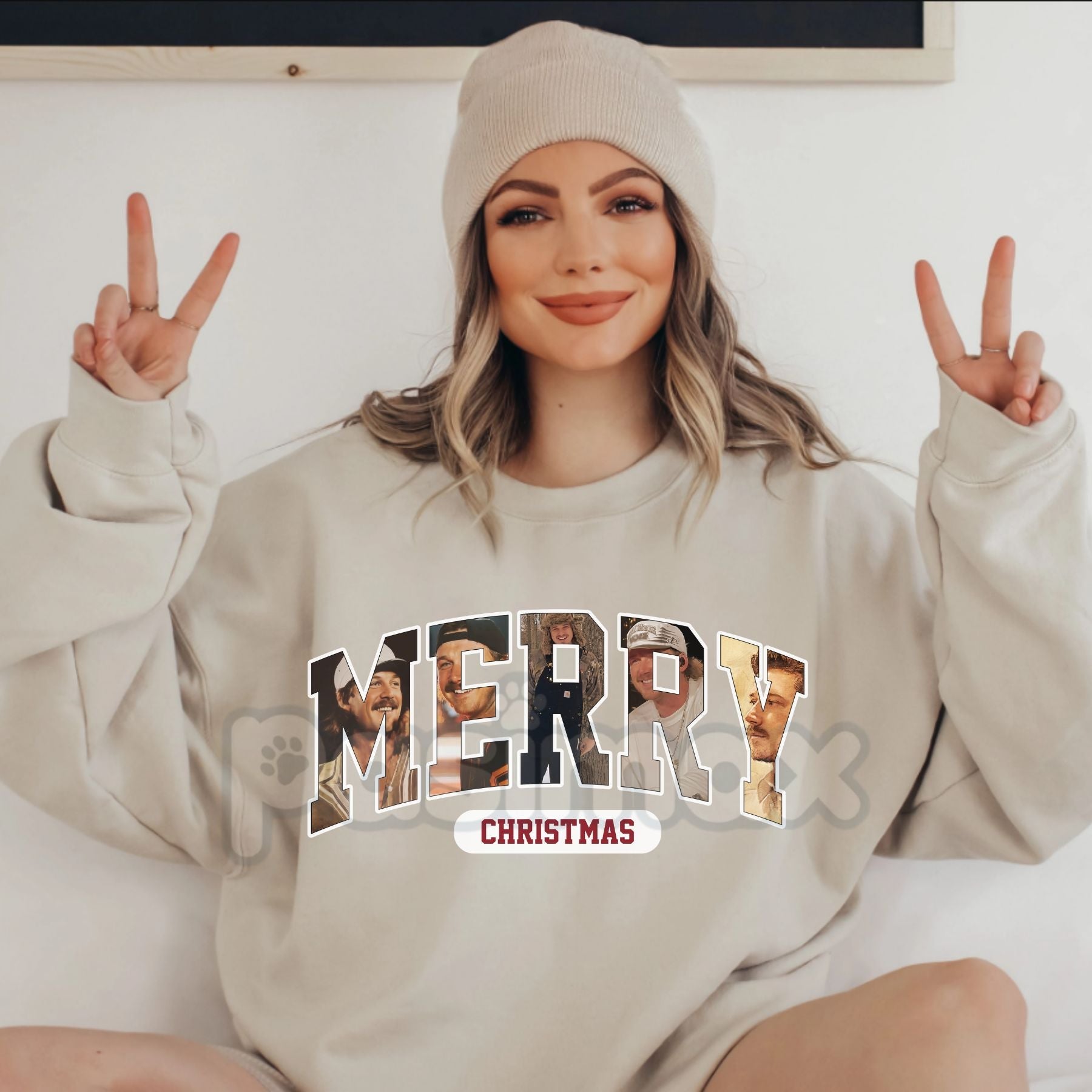 Morgan Wallen MERRY Christmas Sweatshirt | Country Music Holiday Crewneck | Last Night's Look Festive Jumper | Wallen Fan Gift