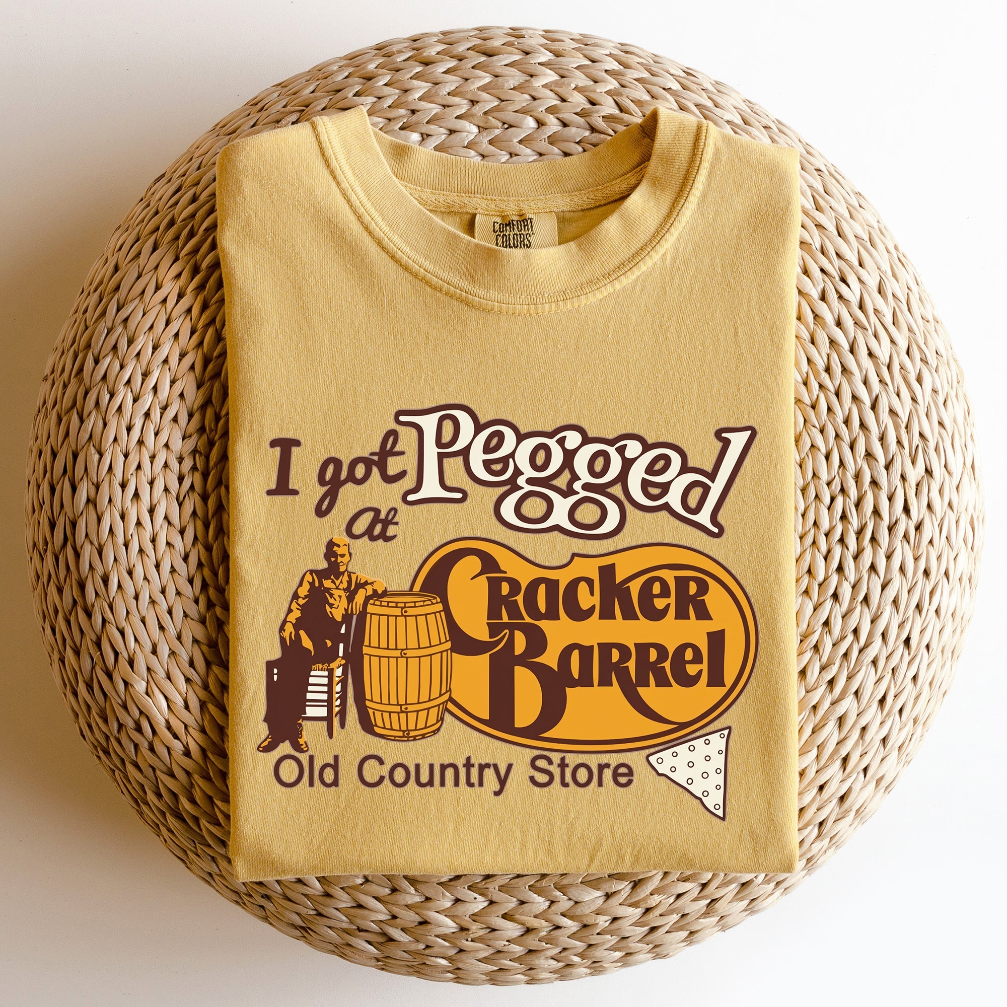 I Got Pegged At Cracker Barrel Hilarious Statement For Adults Who Appreciate Irreverent Bar Humor Comfort Colors Tee