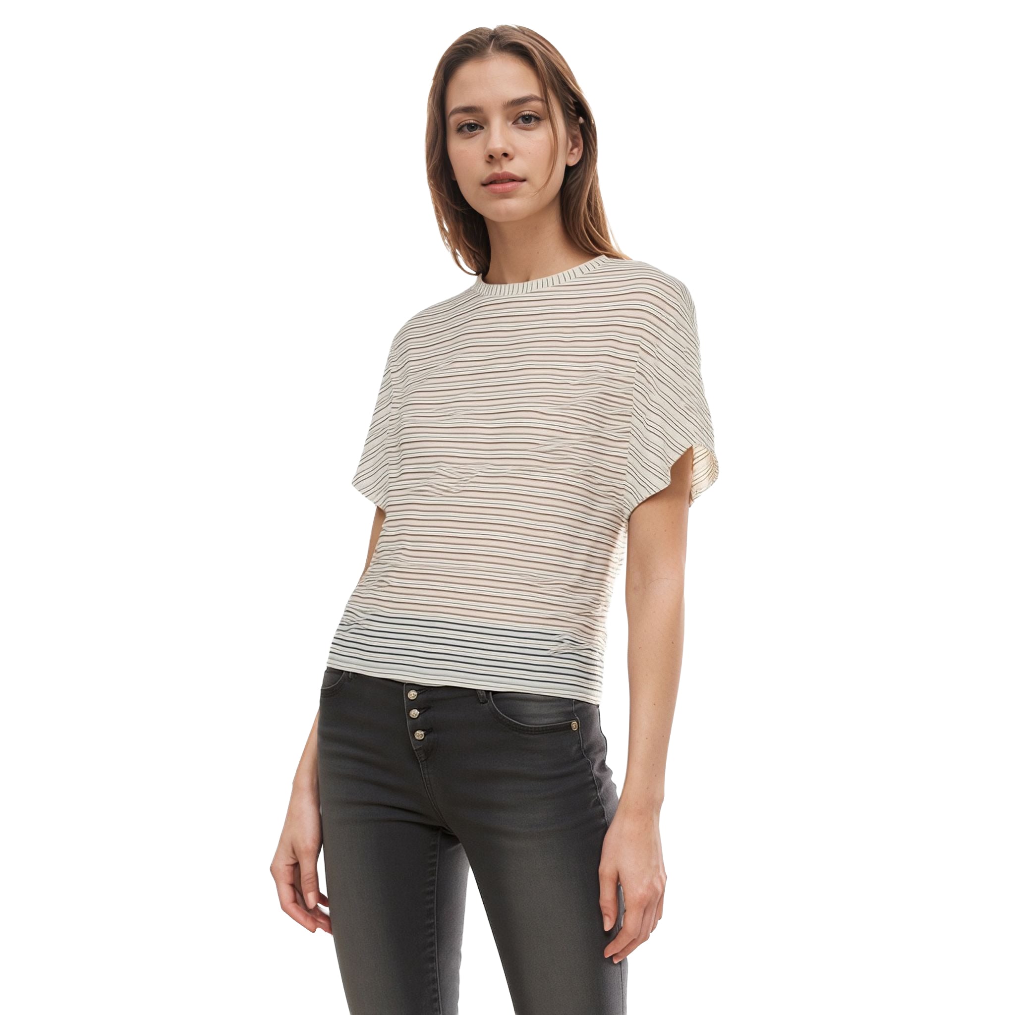 Women's Crewneck Tee in White