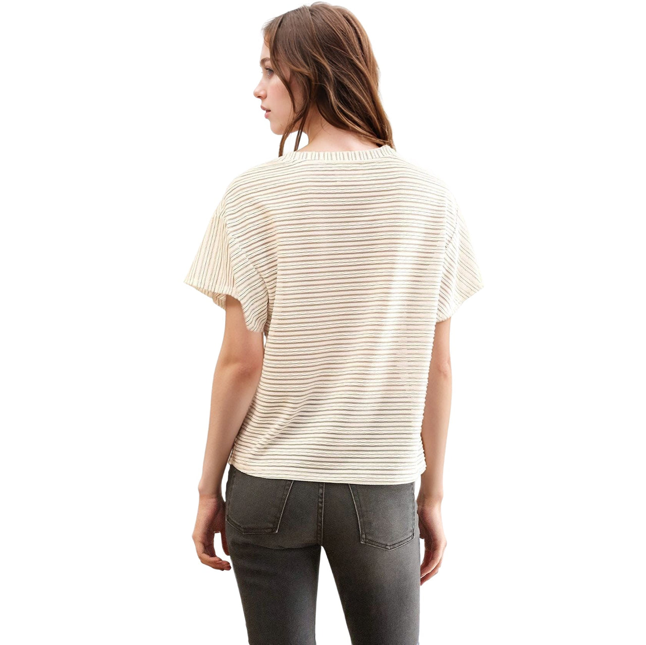 Women's Crewneck Tee in White
