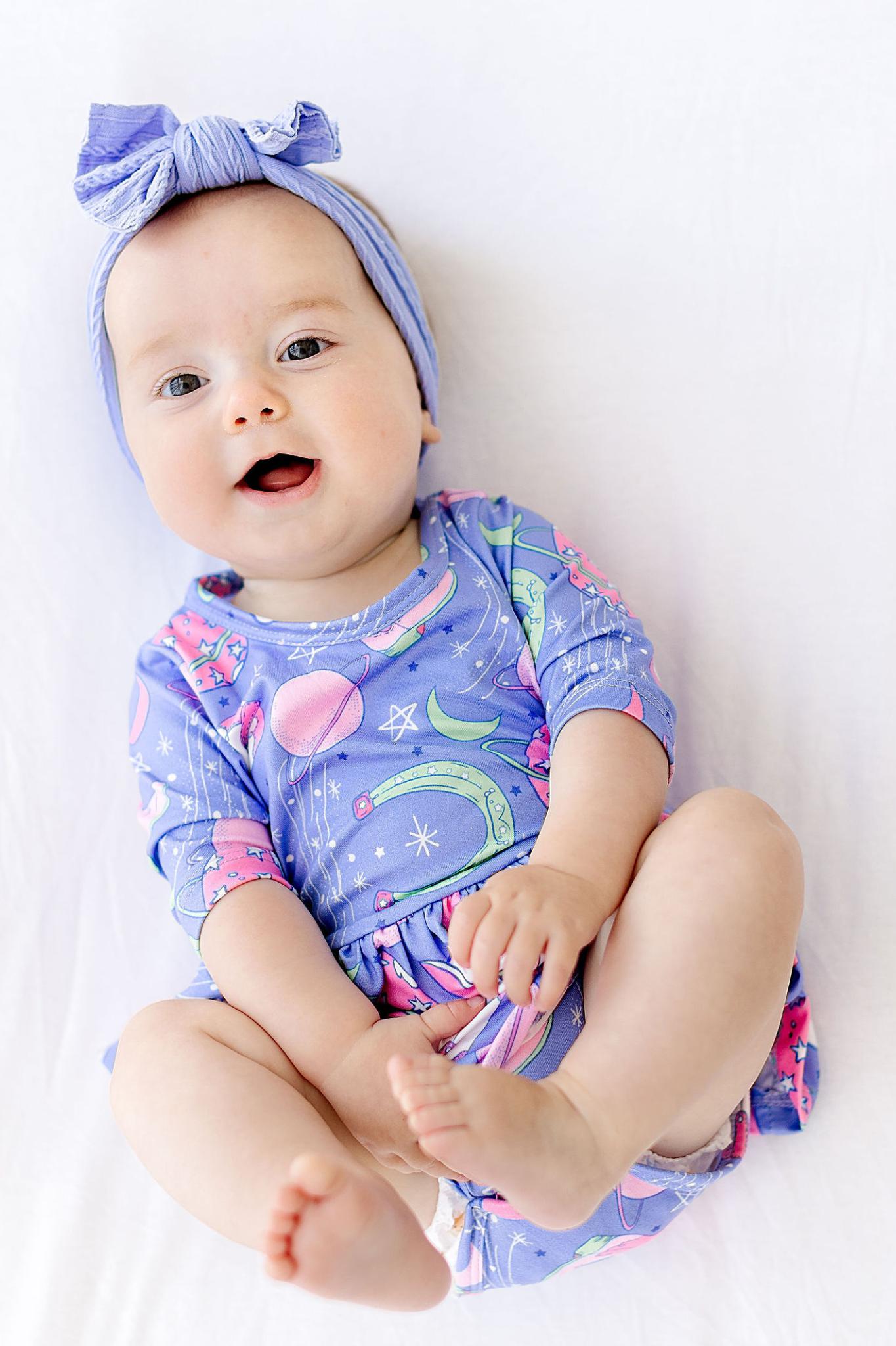 SALE Neon Moon 3/4 Sleeve Twirl Bodysuit