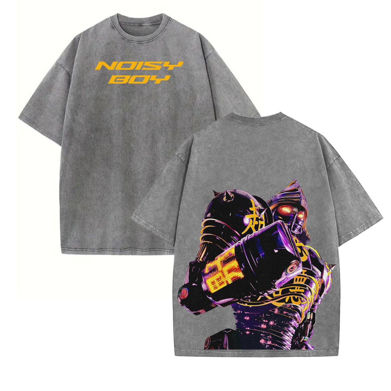 Noisy Boy T-Shirt – Real Steel Movie-Inspired Tee, Retro Robot Boxing Graphic