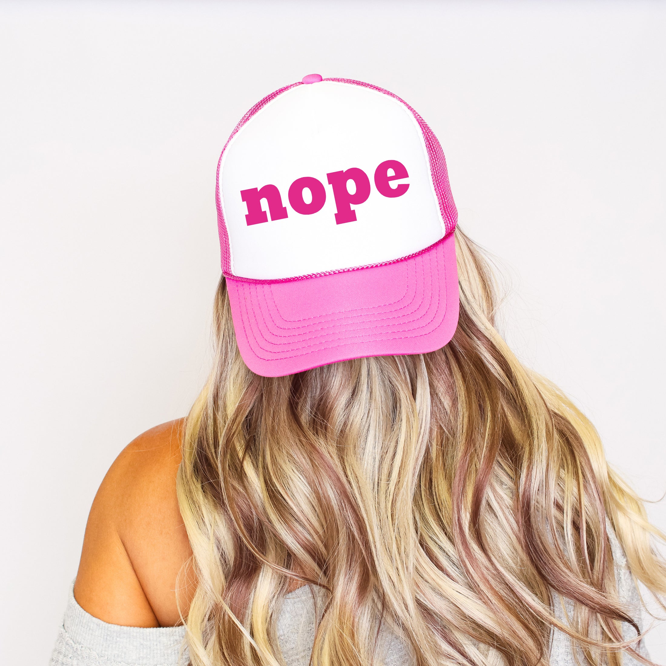 Nope, Sassy, Funny Trucker Hat