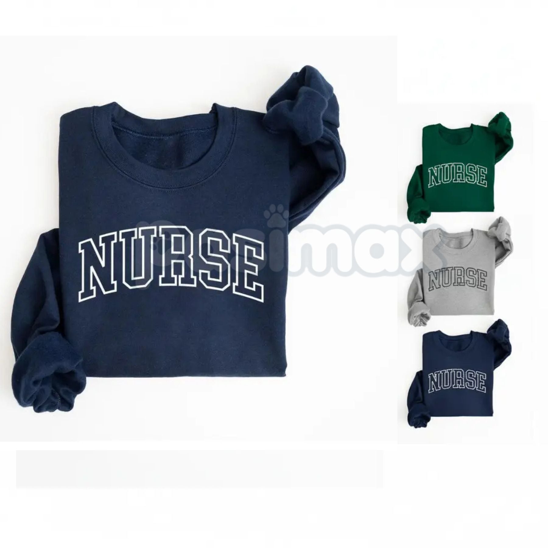 Nurse Sweatshirt | Dedicated Healthcare Professional Jumper | Comfortable RN LPN Gift | Nursing School Graduate Crewneck