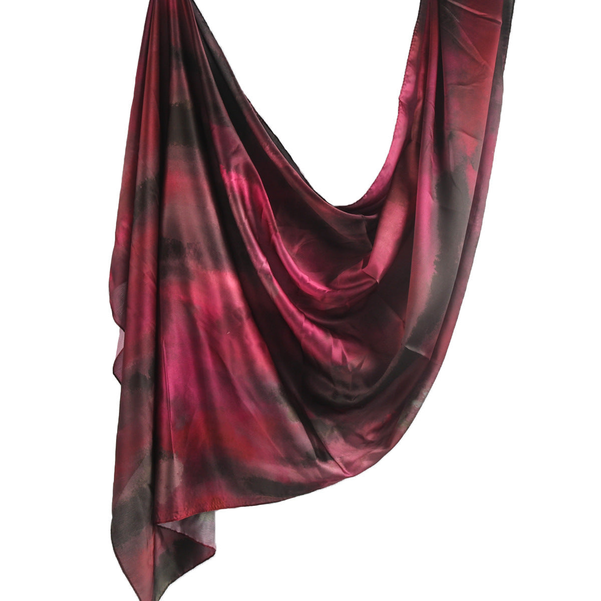 Silk Marble Print Hijab Scarf(MH209)