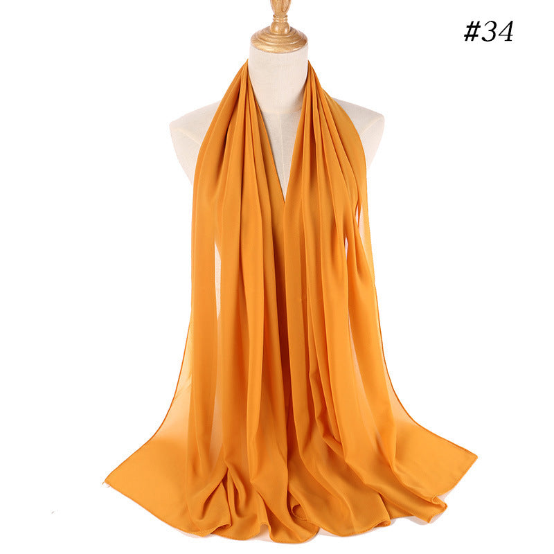 MH089 Pearl Chiffon Bubble Hijab