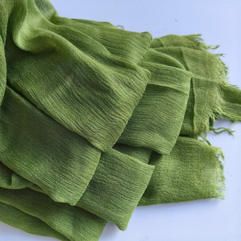 Cotton Tassel Hijab | Crepe Tassel Hijab (MH086)