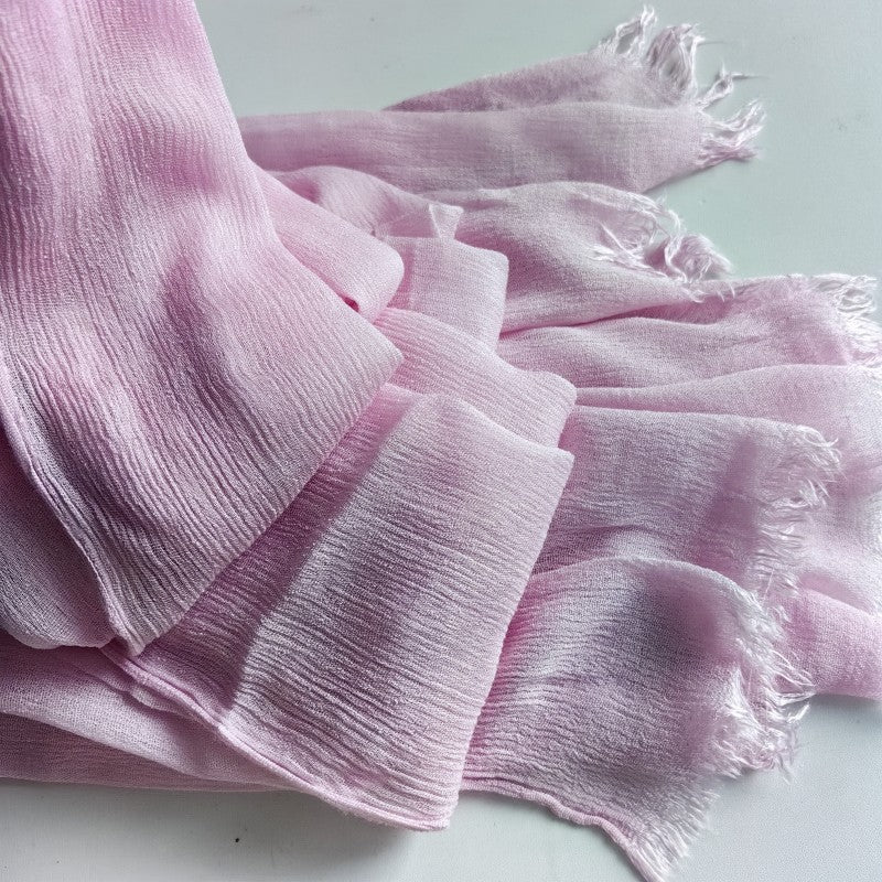 Cotton Tassel Hijab | Crepe Tassel Hijab (MH086)