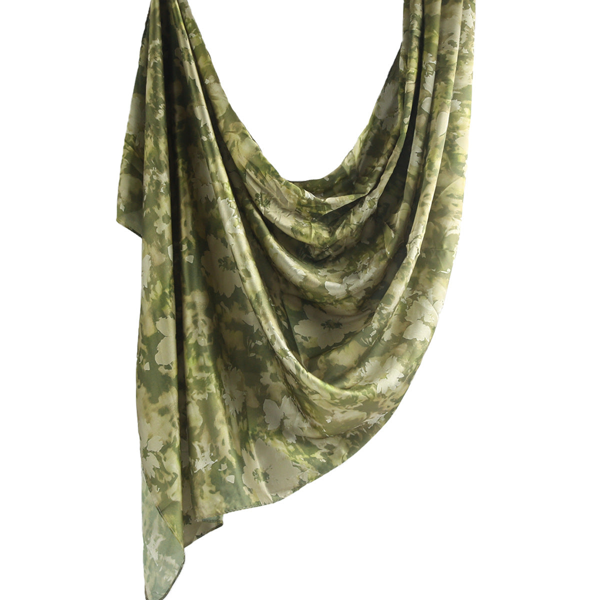 Silk Marble Print Hijab Scarf(MH209)