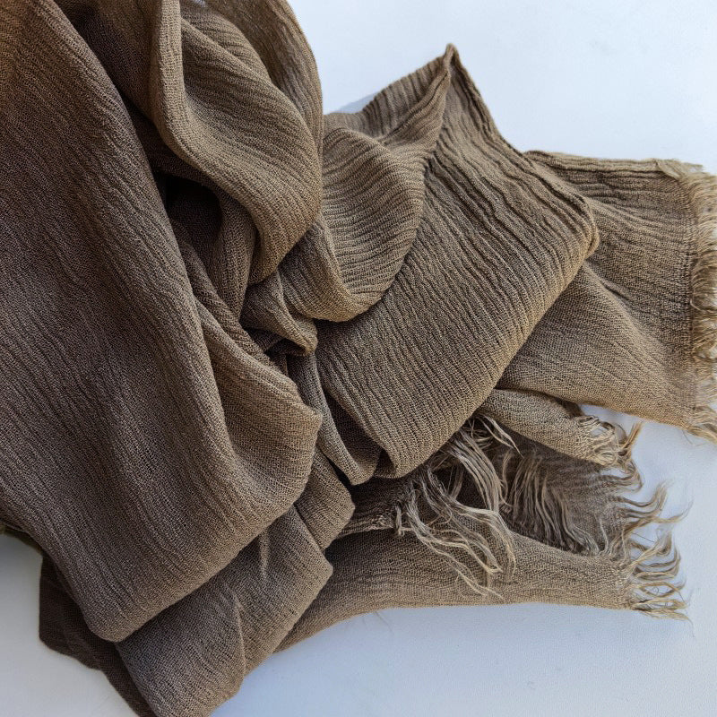 Cotton Tassel Hijab | Crepe Tassel Hijab (MH086)