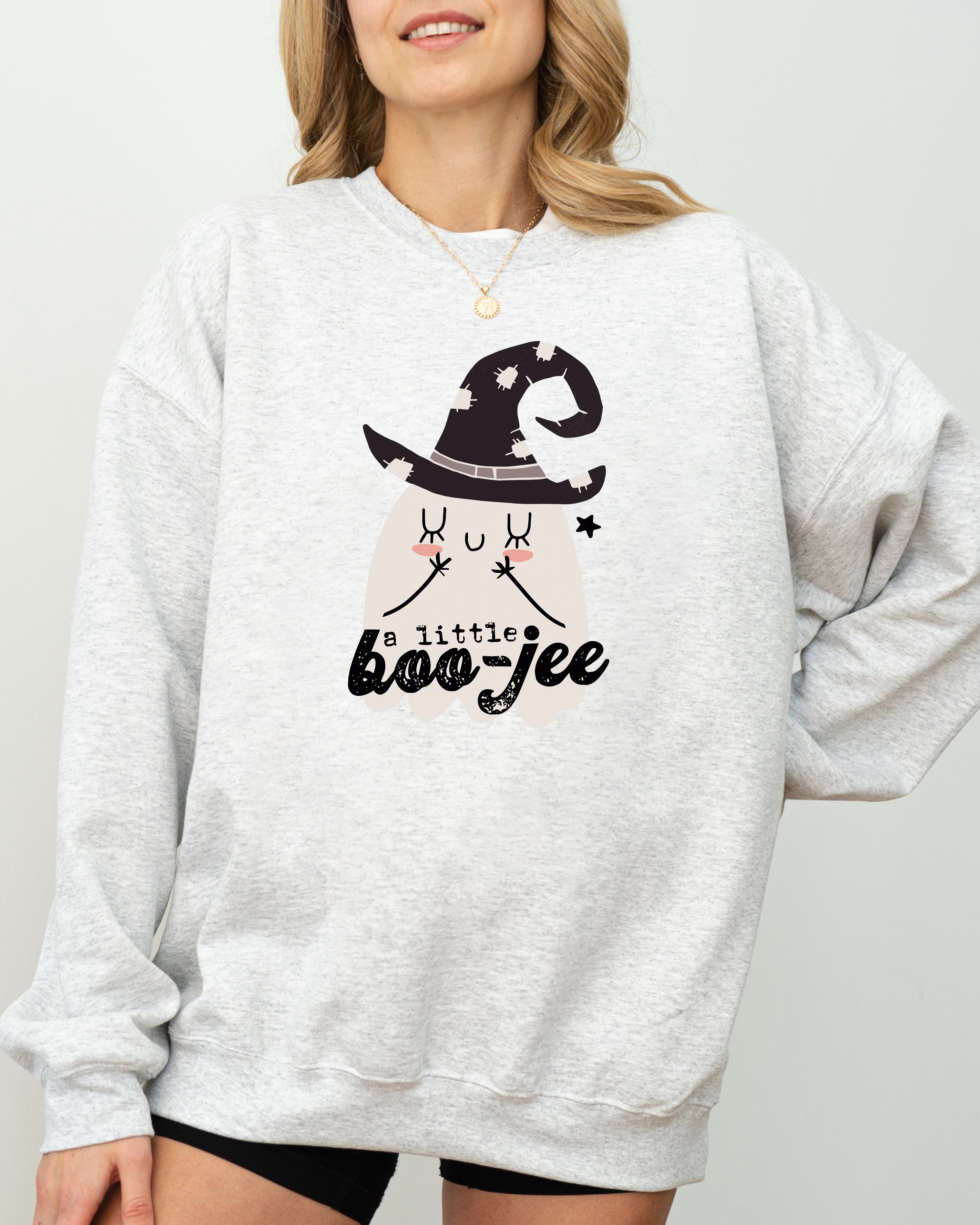 Boo-Jee Ghost Spooky Skeleton Witch Halloween Costume Night Parade Edition Sweatshirt