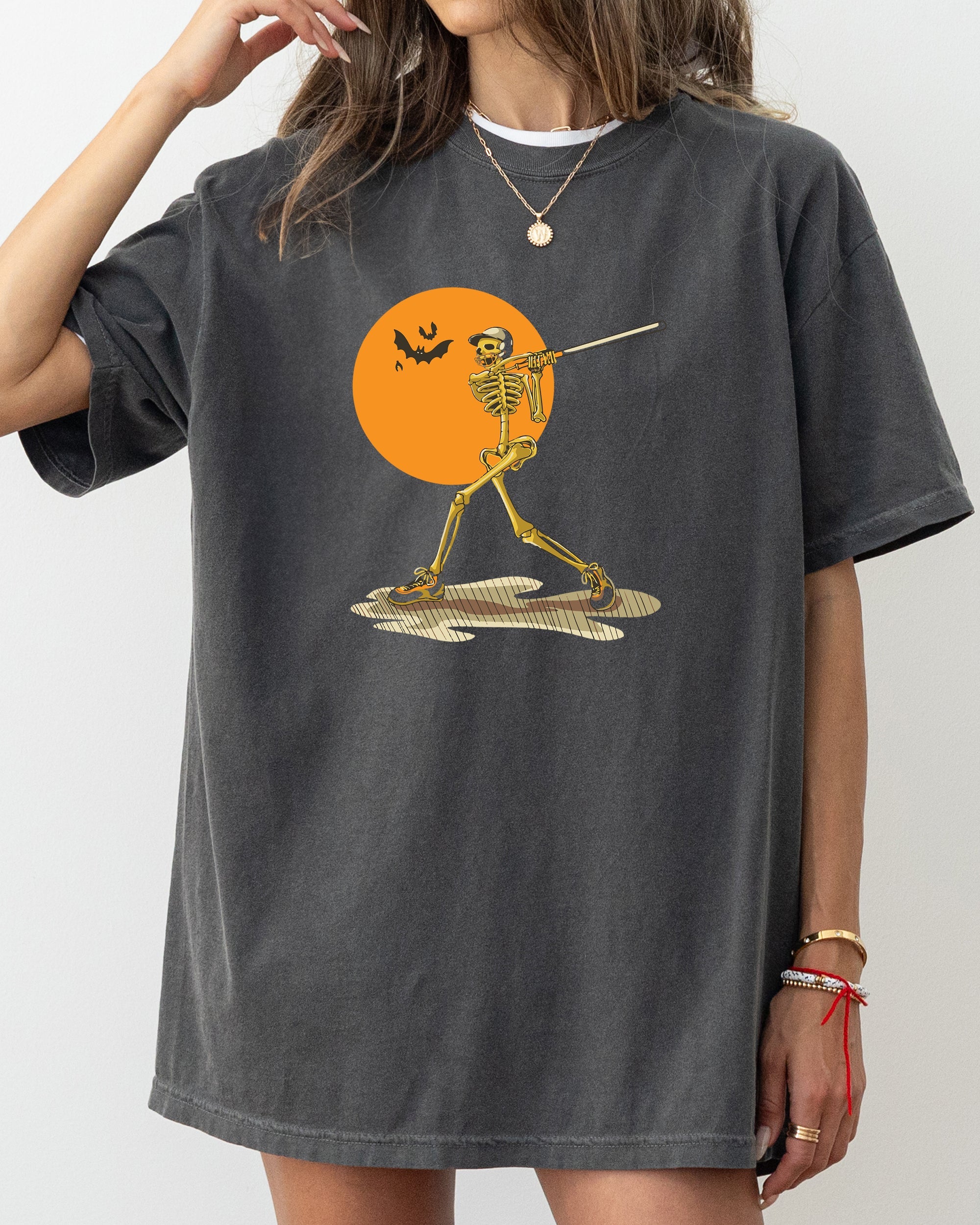 Golf Skeleton Spooky Funny Witch Halloween Meme Aesthetic Costume Comfort Colors Tee