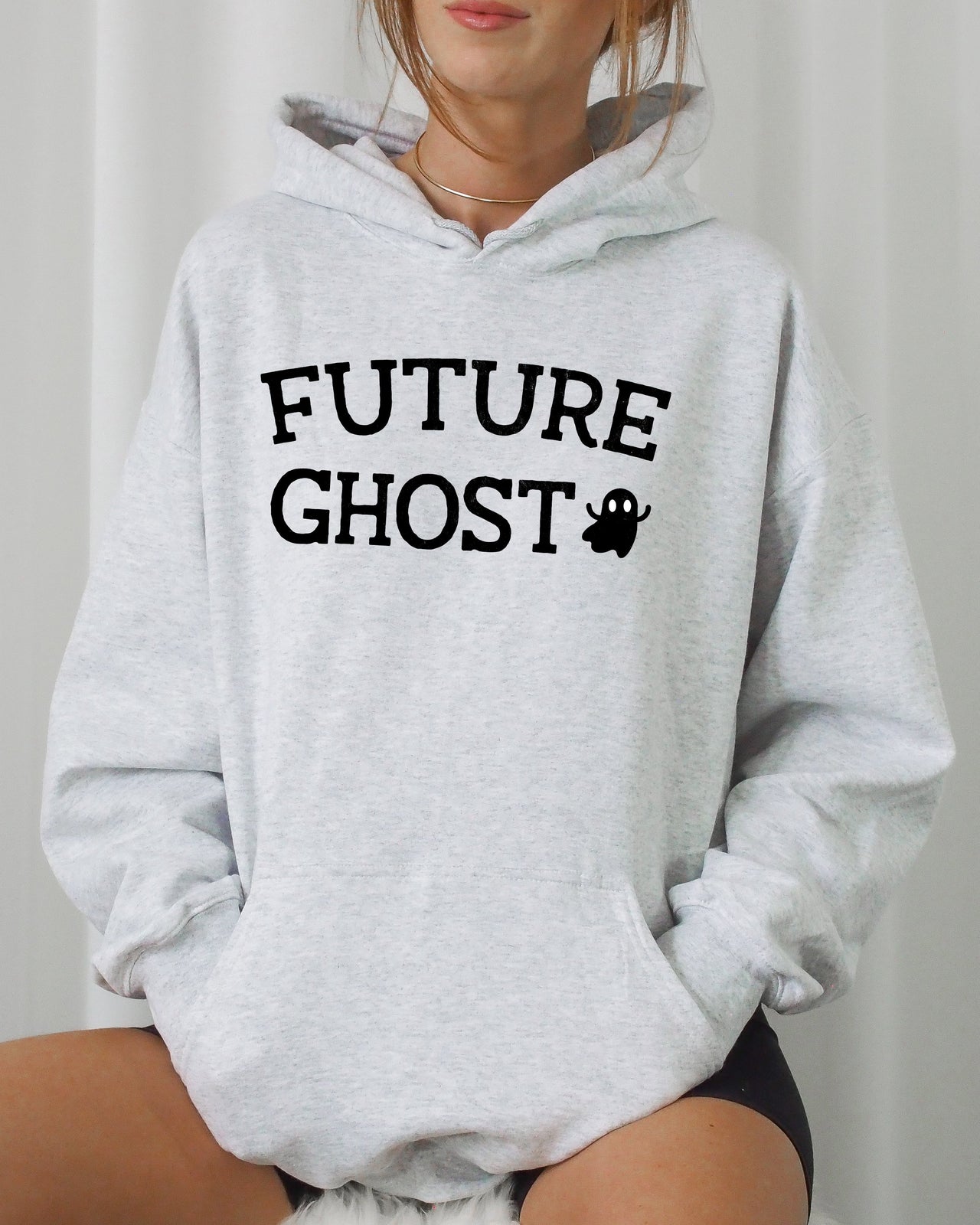 Future Ghost Skeleton Funny Pumpkin Spooky Witch Aesthetic Meme Halloween Costume Hoodie