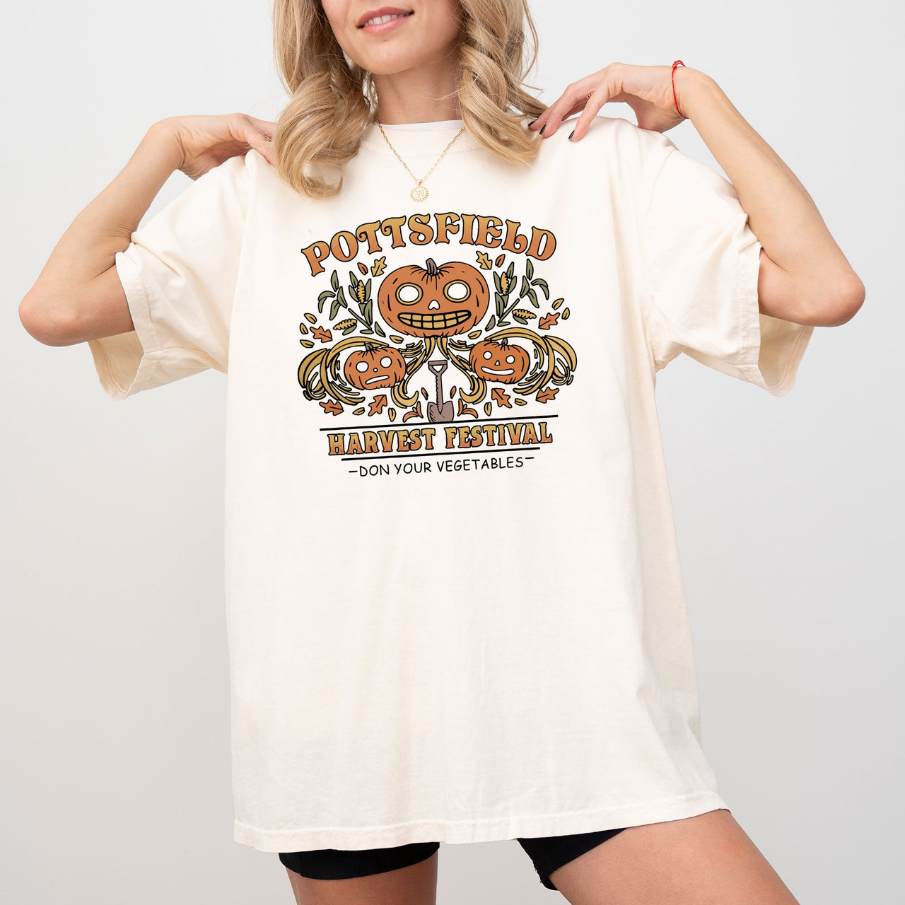 Harvest Festival Pottsfield Witch Spooky Halloween Limited Edition Comfort Colors Tee