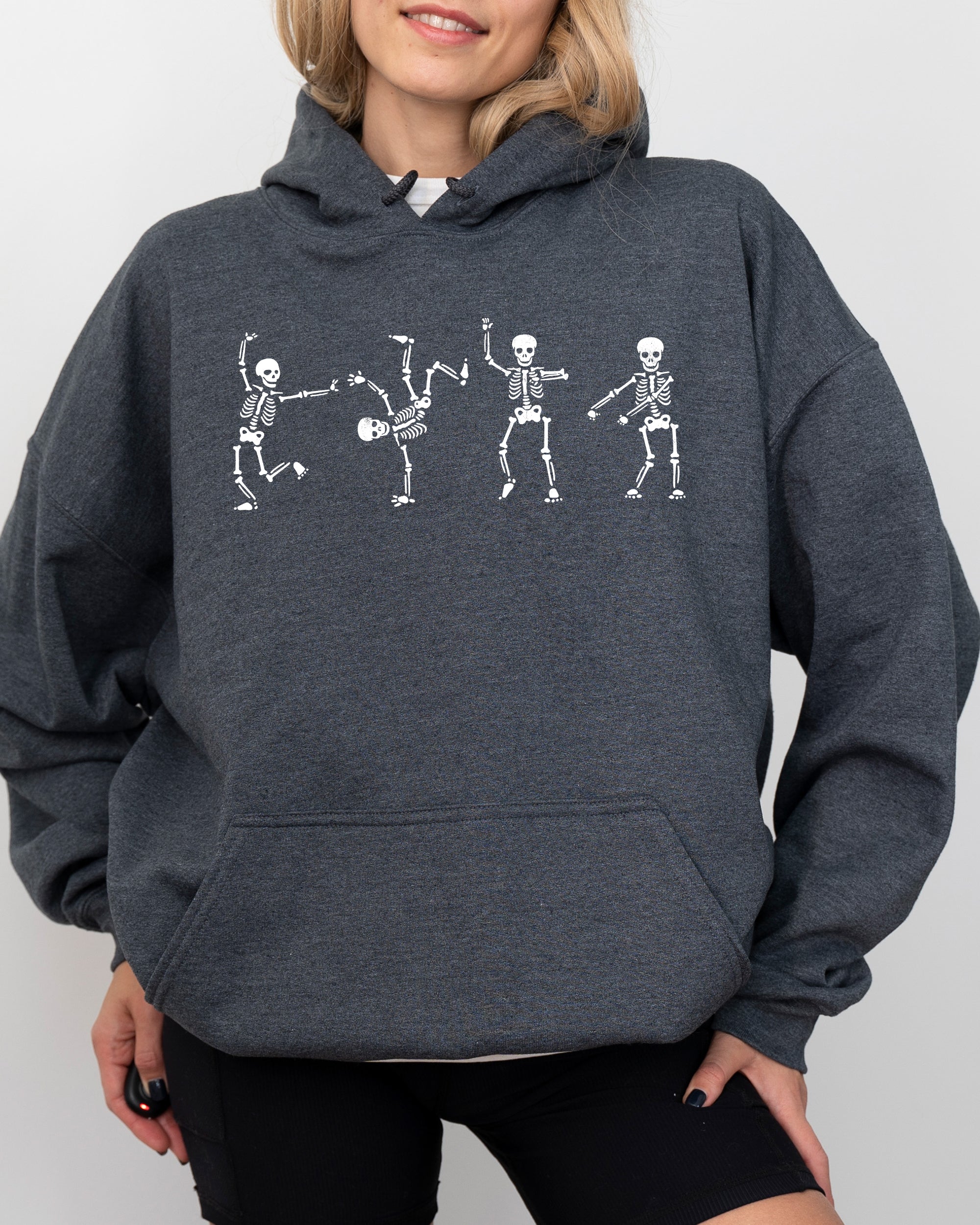 Funny Skeletons Dance Ghost Witch Skull Spooky Aesthetic Meme Halloween Costume Hoodie