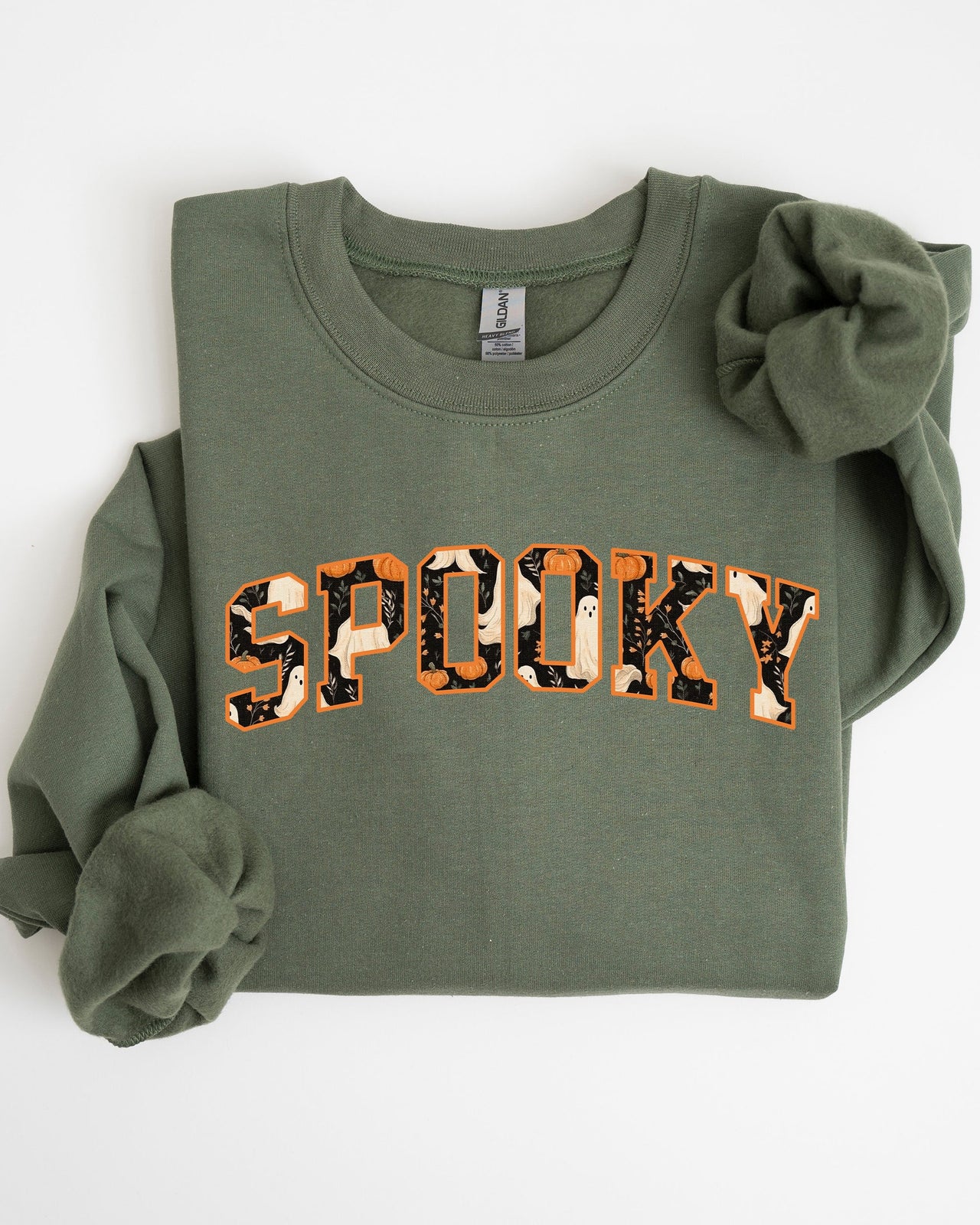 Spooky Skeleton Ghost Witch Skull Meme Aesthetic Halloween Costume Collection Sweatshirt