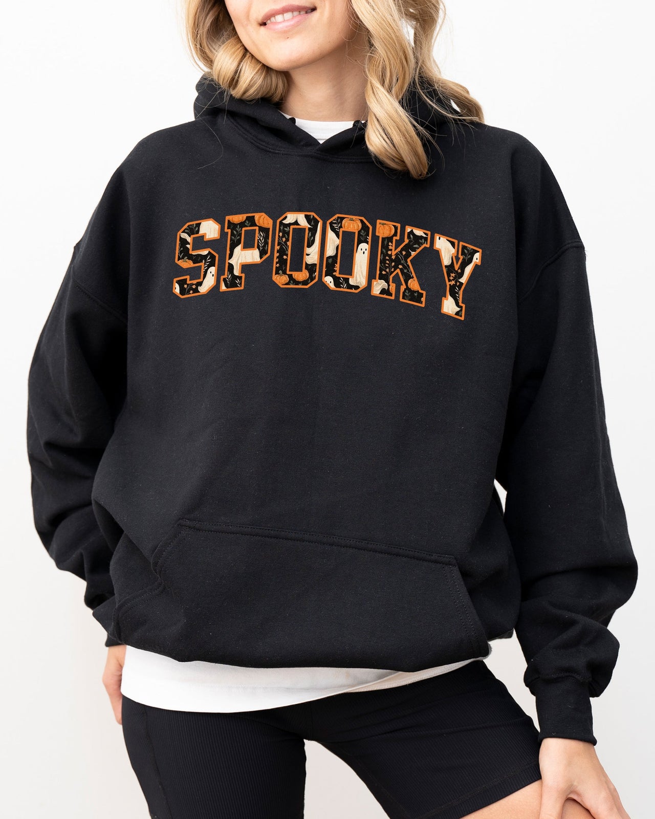 Spooky Skeleton Ghost Witch Skull Meme Halloween Costume Aesthetic Nightmare Edition Hoodie
