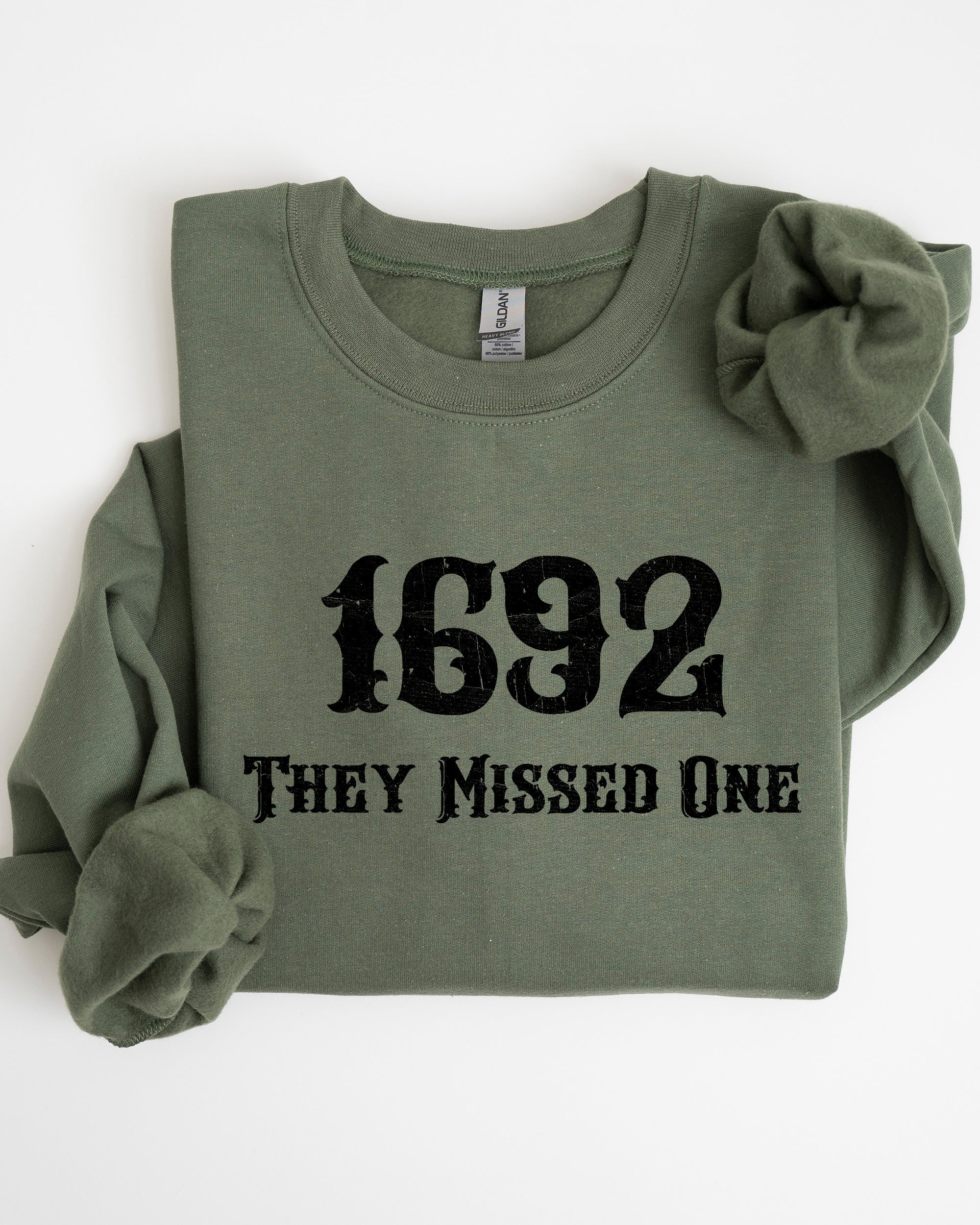 They Missed One 1692 Skeleton Ghost Witch Skull Spooky Halloween Costume Sweatshirt