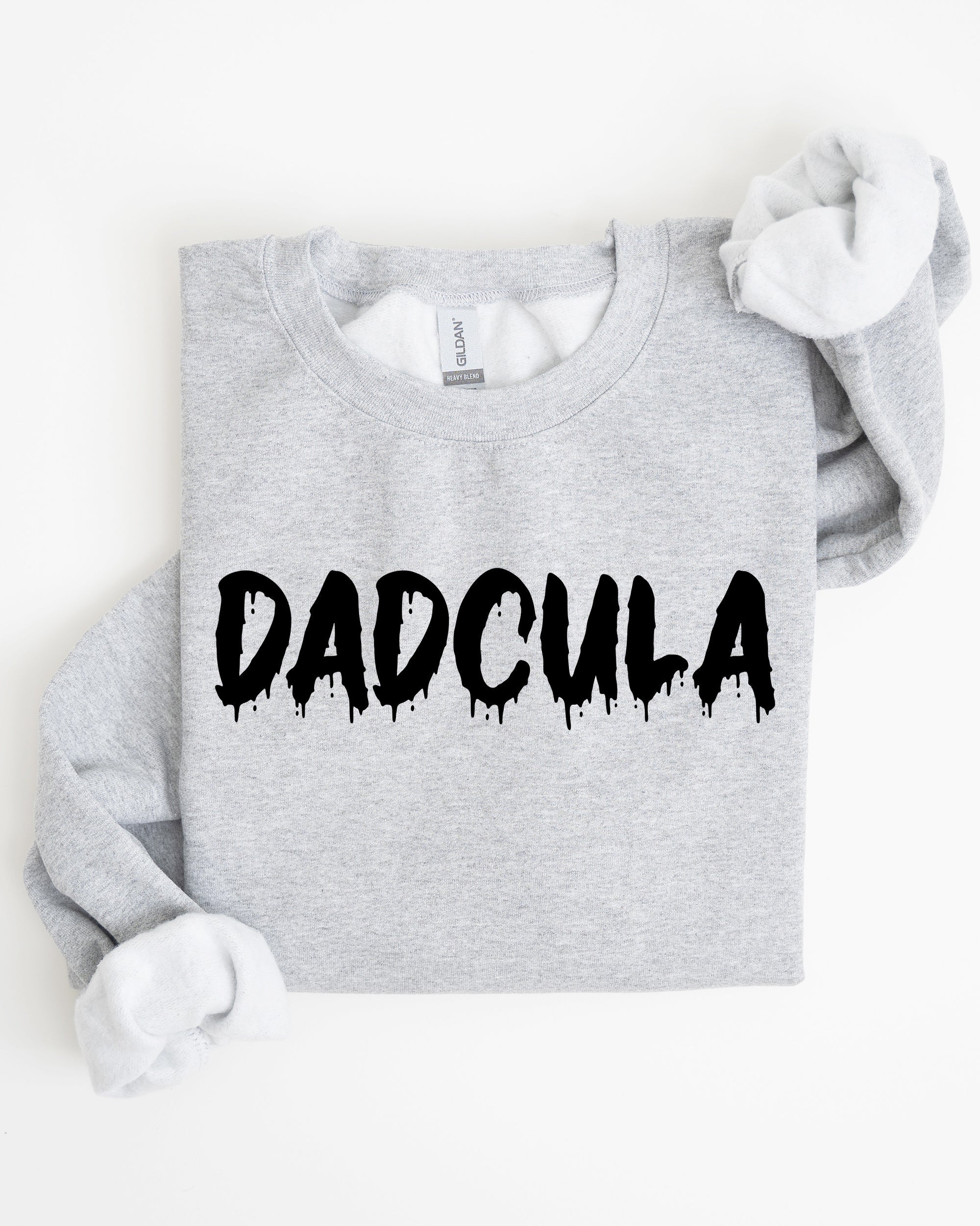 Dadcula Spooky Bat Ghost Witch Skull Aesthetic Meme Halloween Costume Sweatshirt