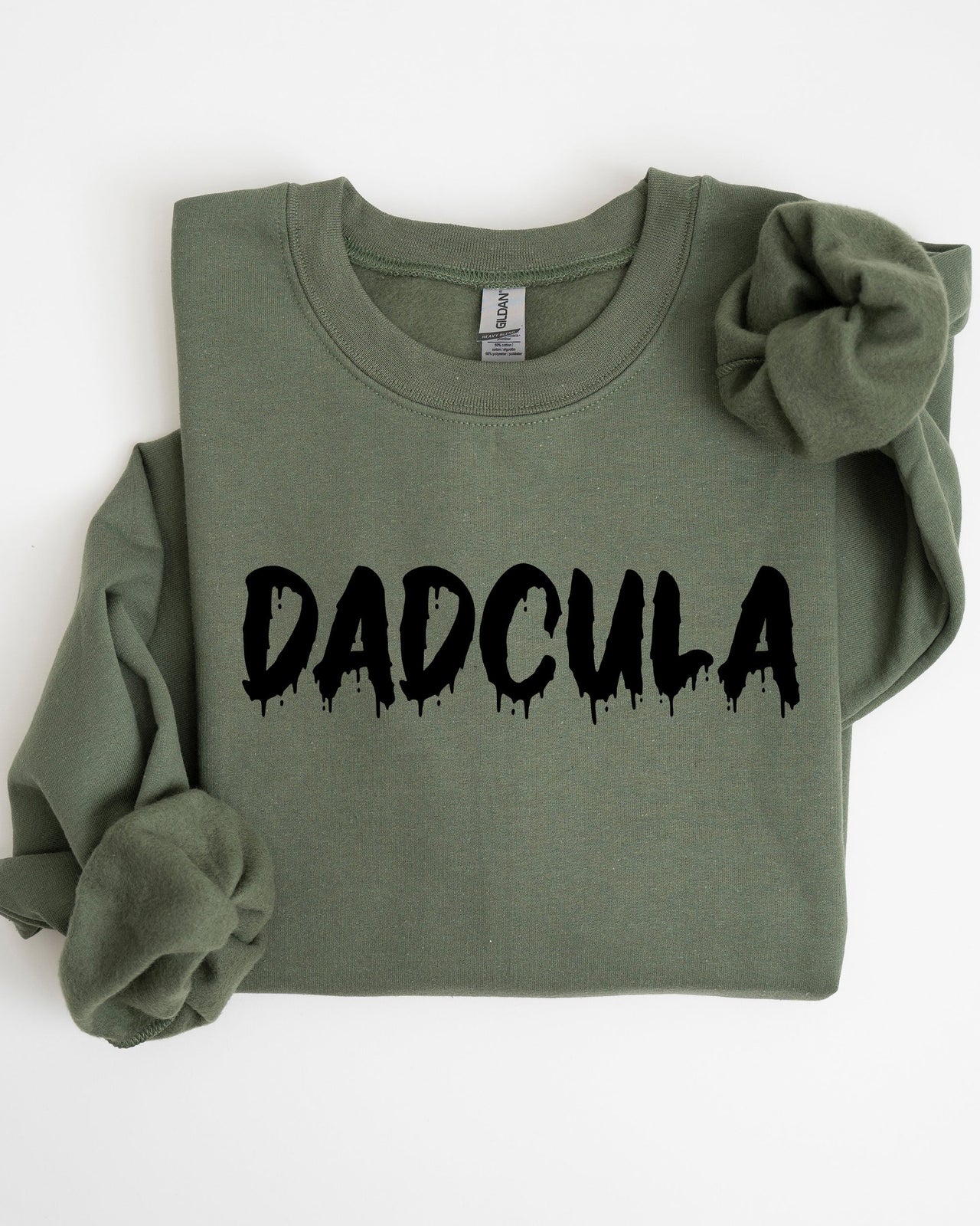 Dadcula Spooky Bat Ghost Witch Skull Aesthetic Meme Halloween Costume Sweatshirt