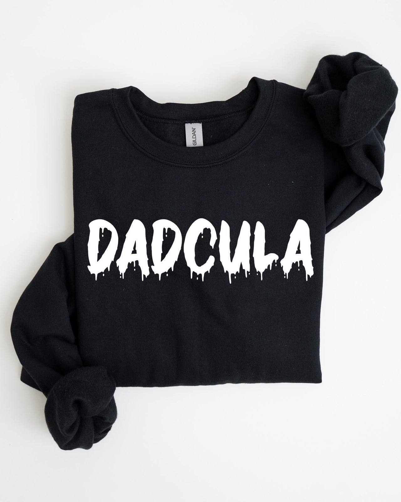 Dadcula Spooky Bat Ghost Witch Skull Aesthetic Meme Halloween Costume Sweatshirt