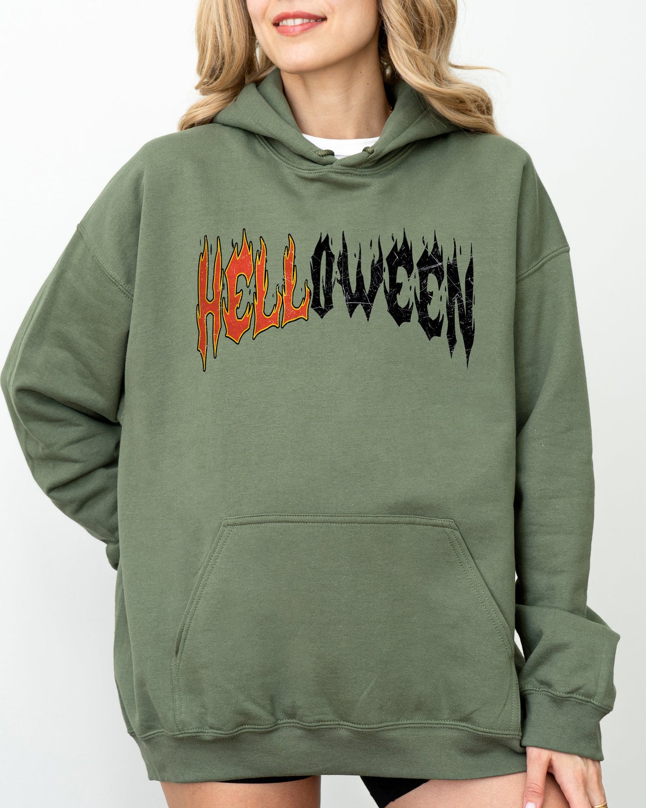 Helloween Skeleton Ghost Western Witch Skull Halloween Costume Limited Edition Graphic Hoodie