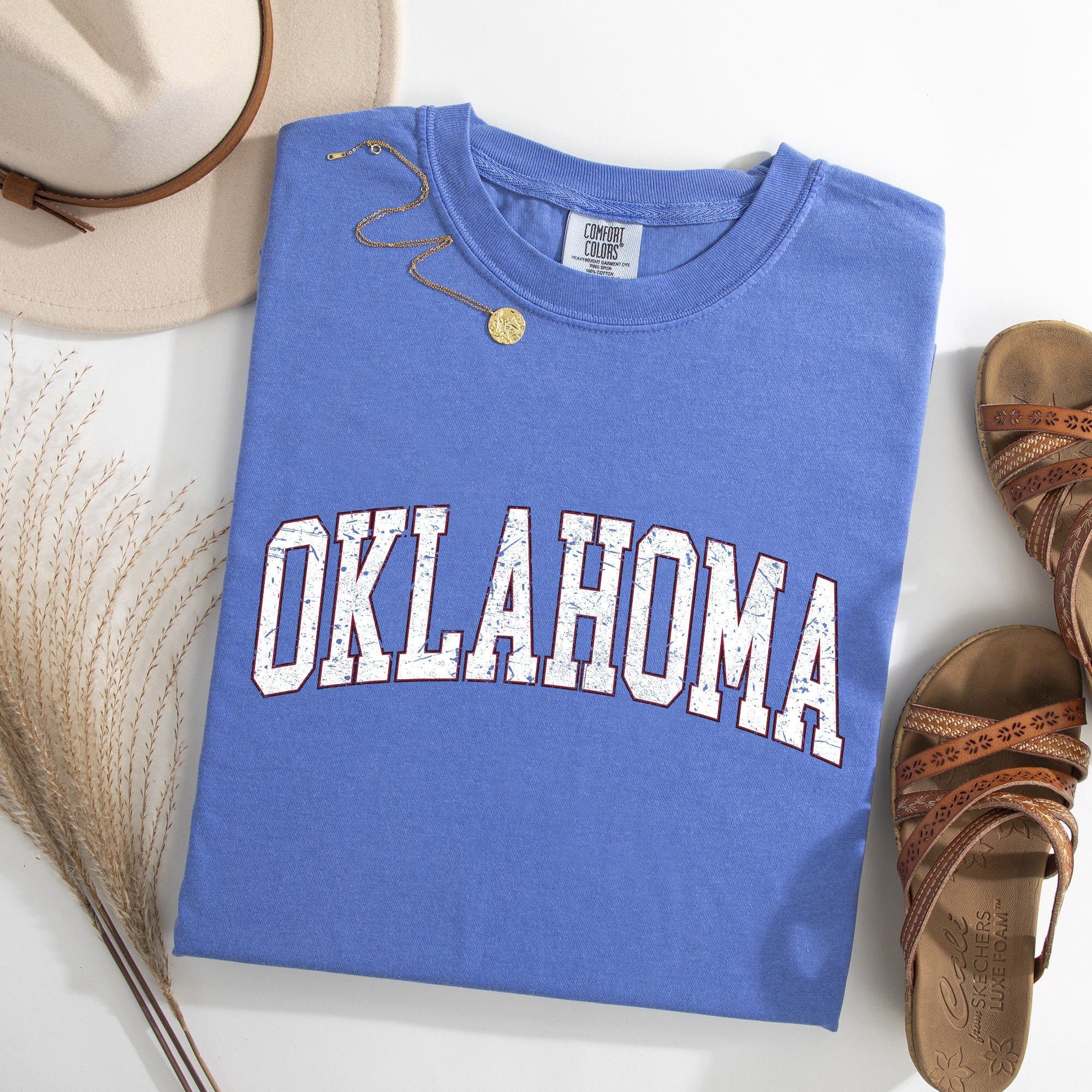 Oklahoma Football Game Day Tailgate Party University State Touchdown Celebrations Comfort Colors Tee