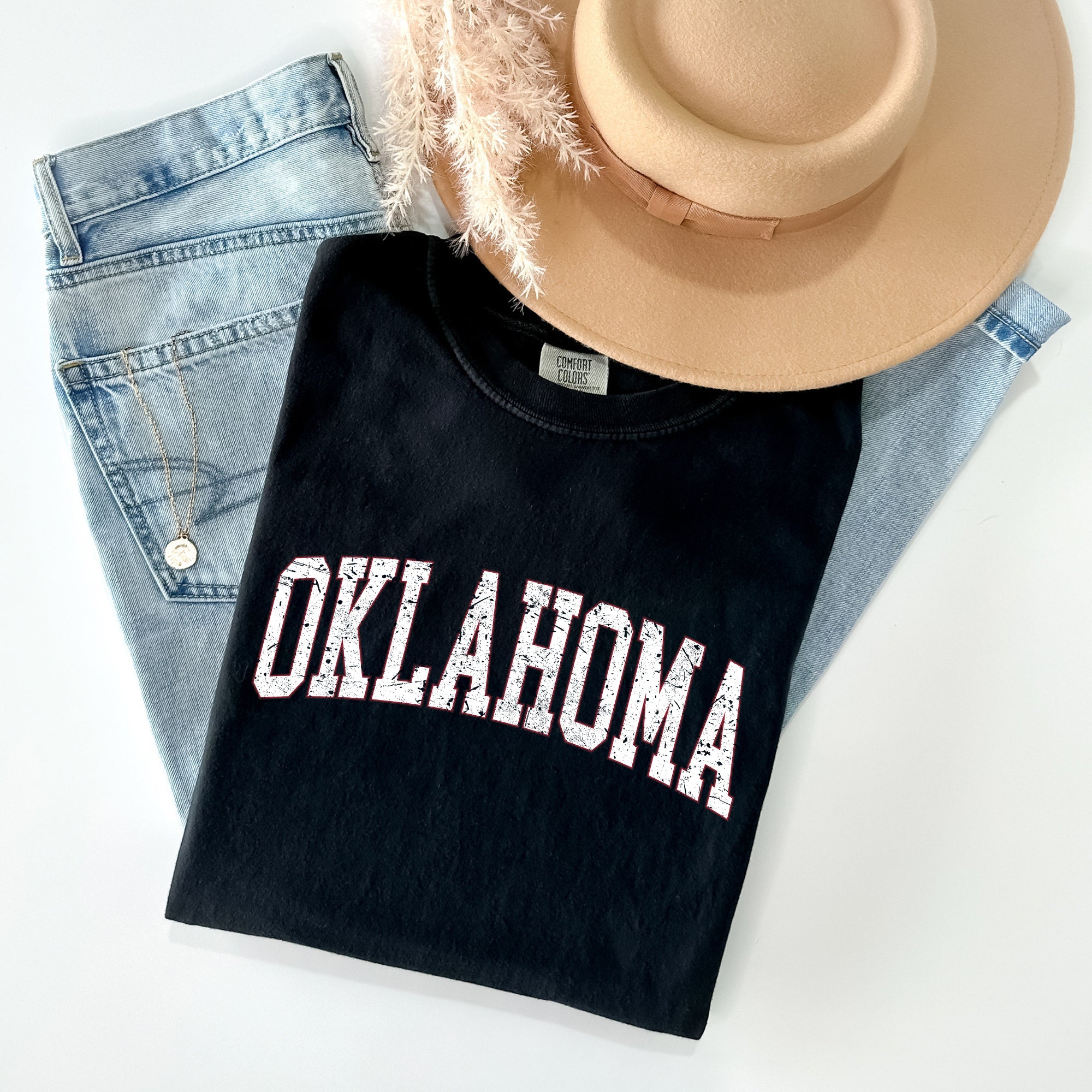 Oklahoma Football Game Day Tailgate Party University State Touchdown Celebrations Comfort Colors Tee