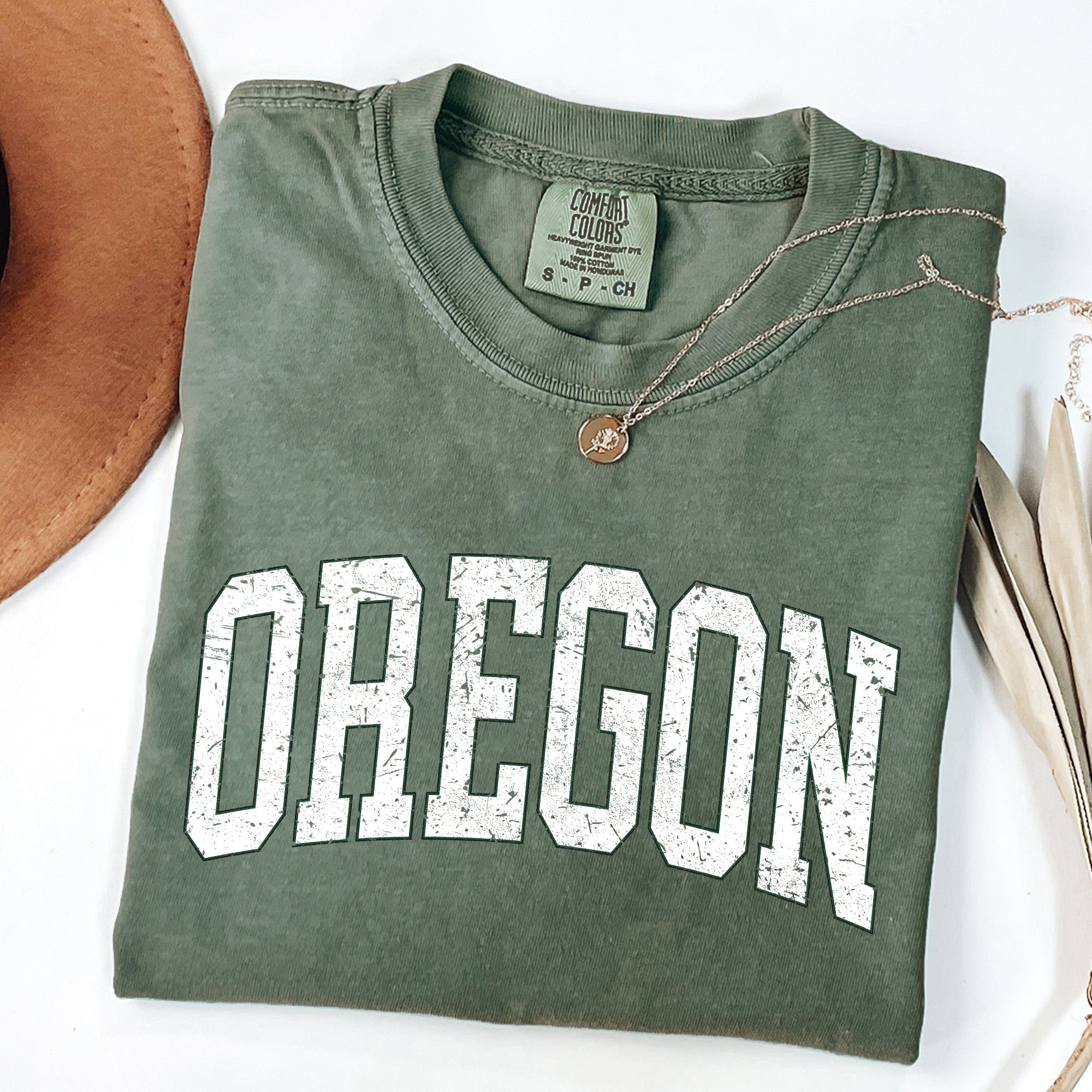 Oregon Football Game Day Tailgate Party University State Pride Comfort Colors Tee