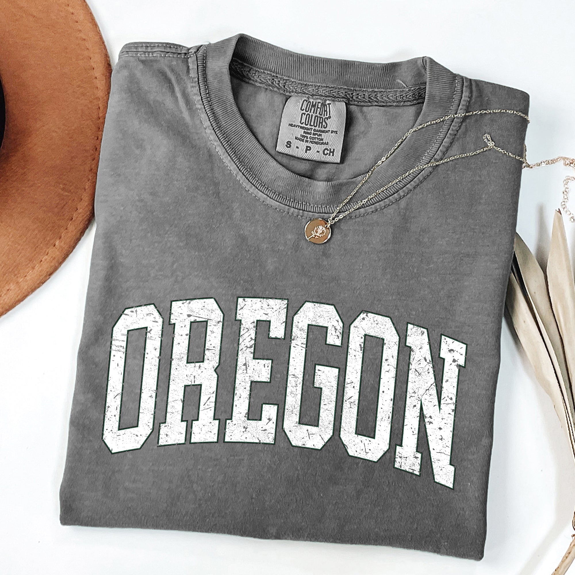 Oregon Football Game Day Tailgate Party University State Pride Comfort Colors Tee