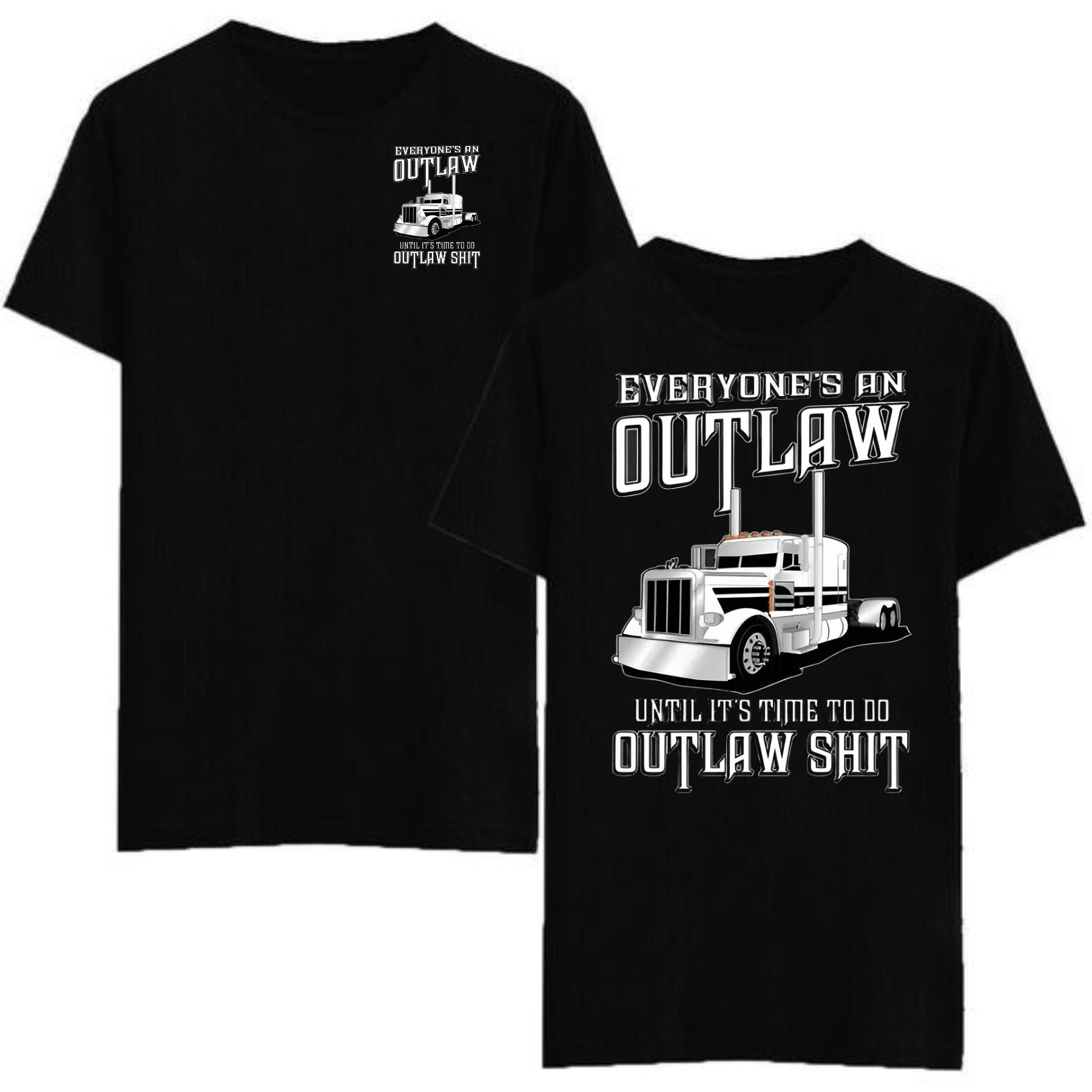 Outlaw Semi Truck T-Shirt - 