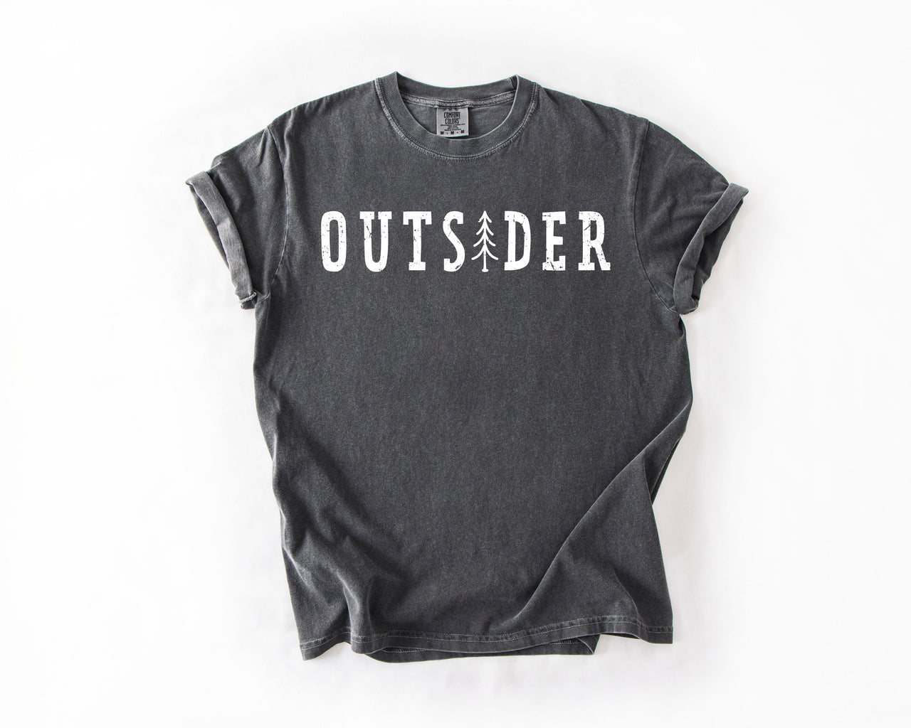 Outsider Adventure Boat Lake Life Camping Outdoor Nature Travel Comfort Colors Tee